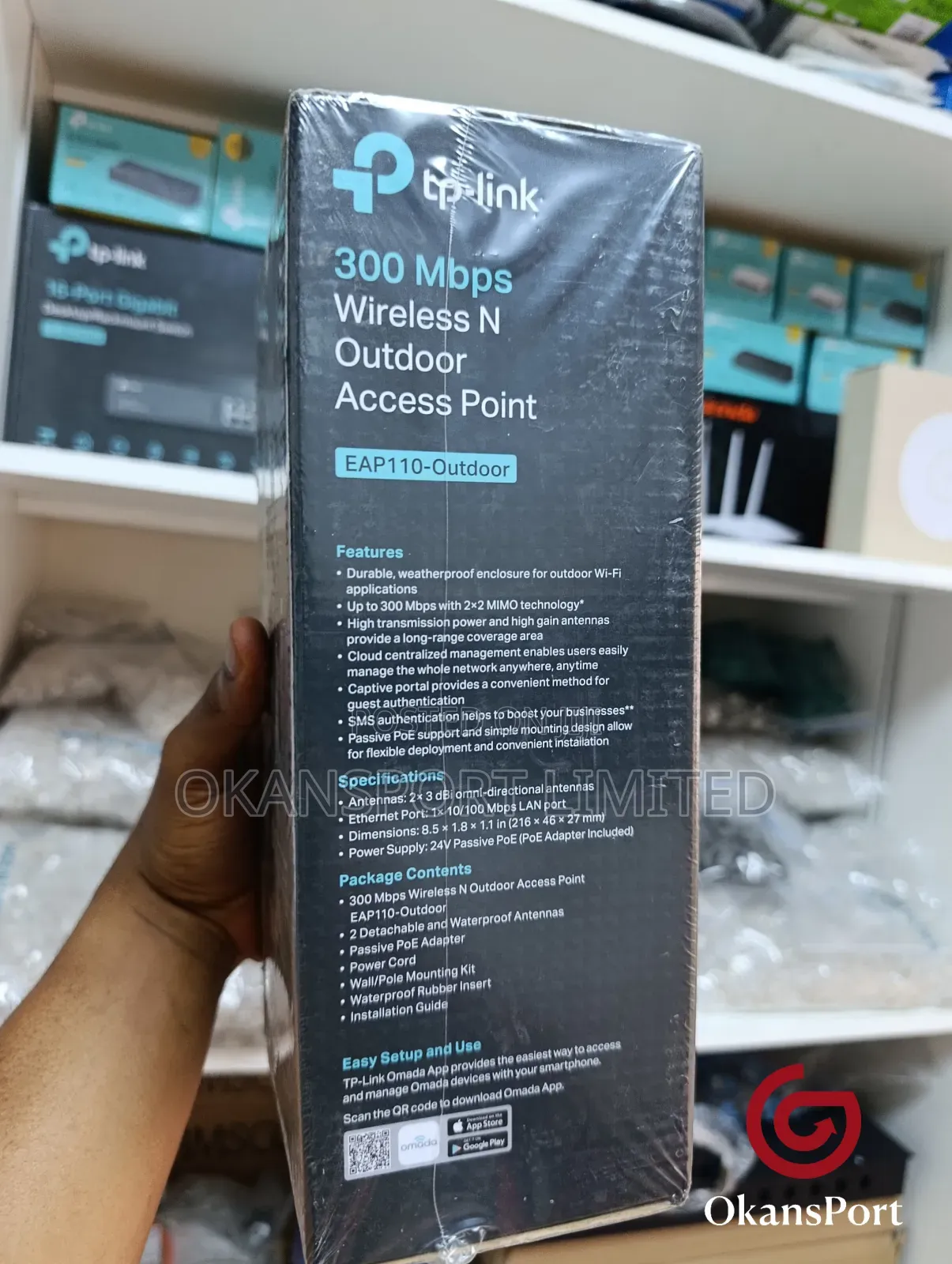 Tp-Link Eap110 Outdoor Ap 300mbps | Eap115 Eap225 Long Range Wifi