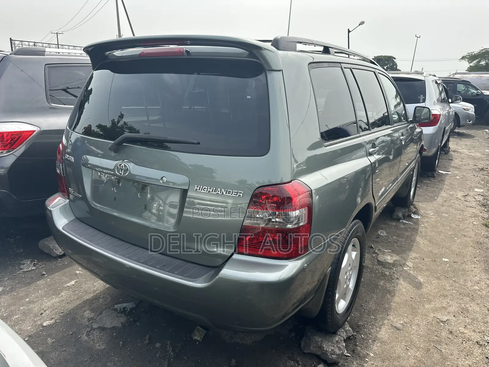 Toyota Highlander V6 2007 Green