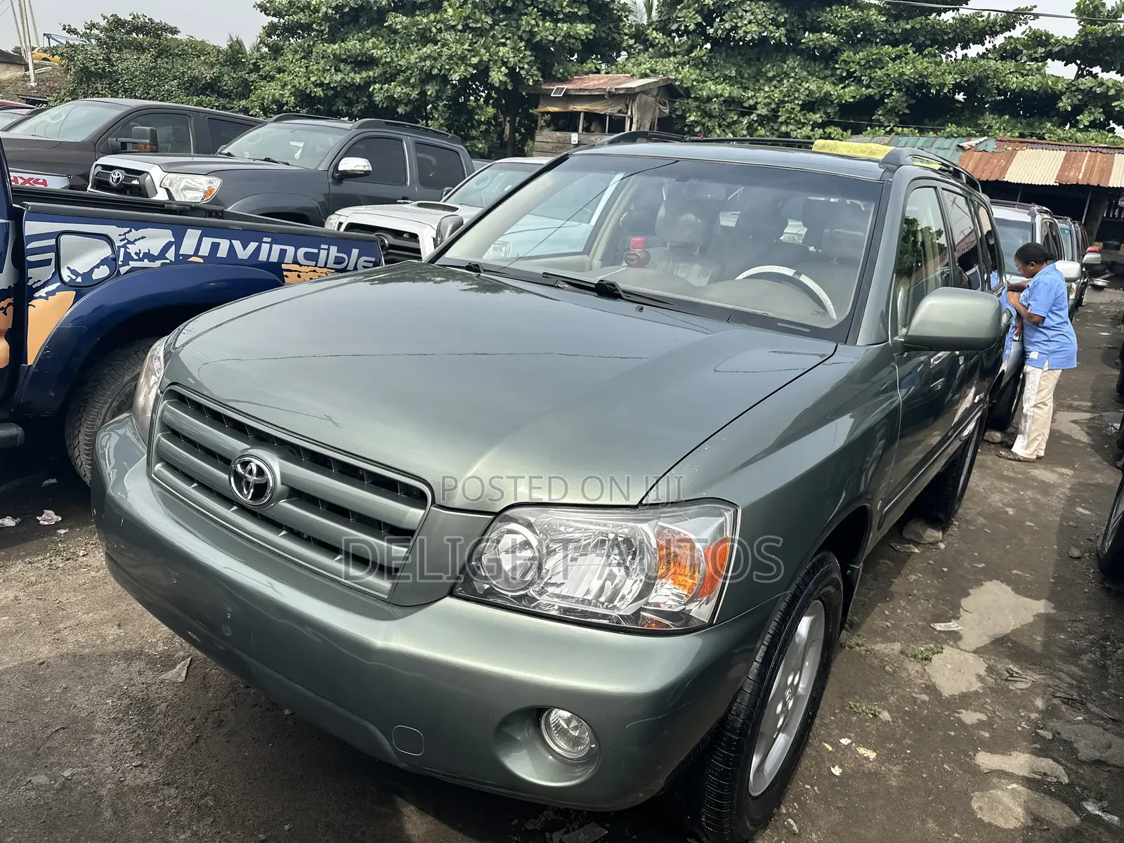 Toyota Highlander V6 2007 Green