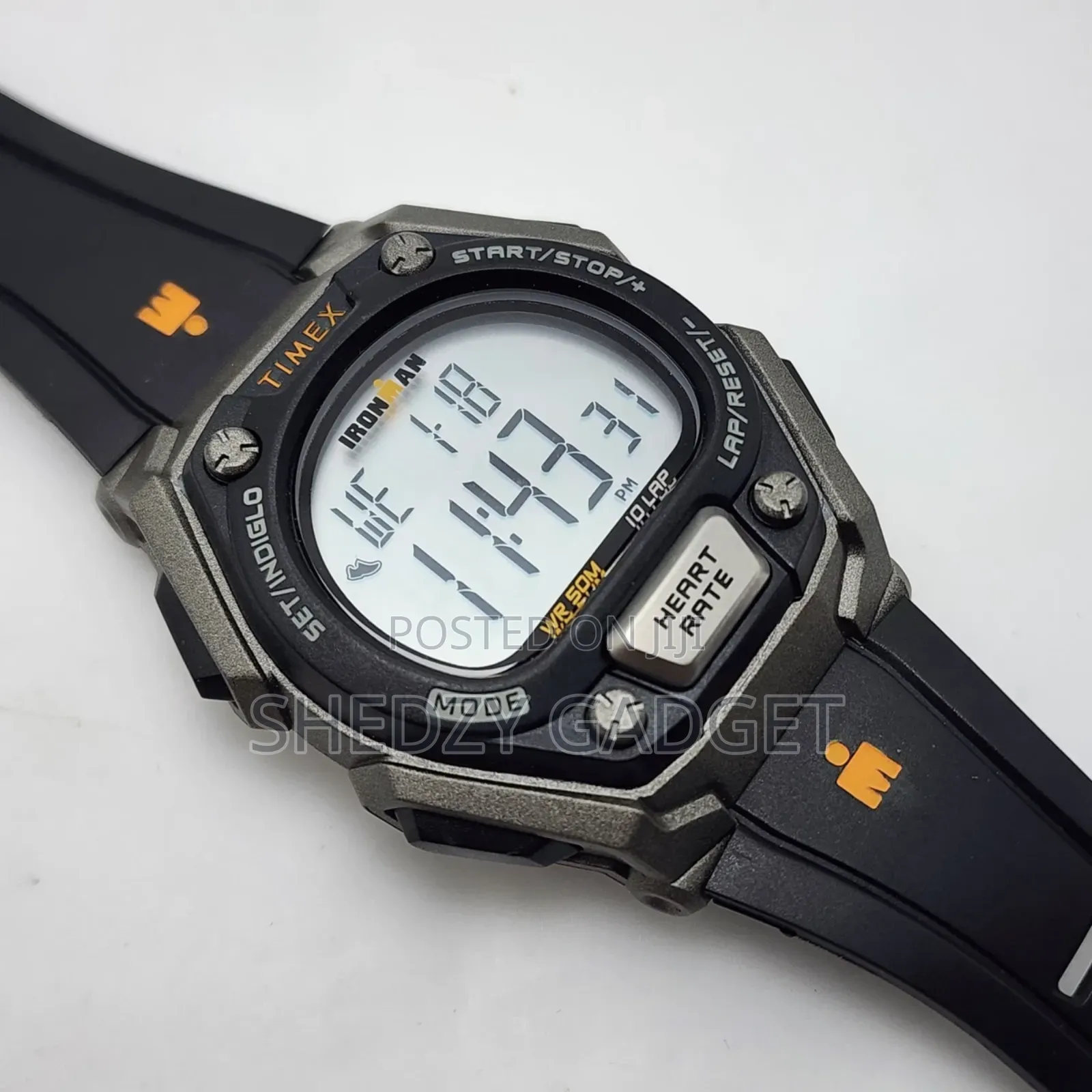 Timex Ironman Indiglo Tw5m49400 Wr 50m Heart Rate Digital Men's Watch
