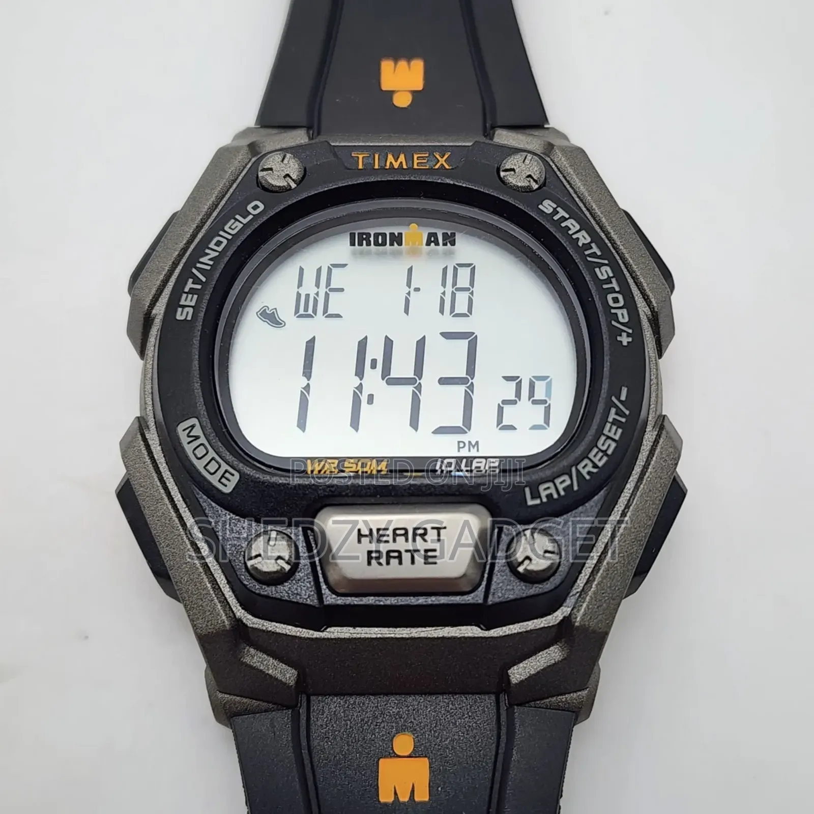 Timex Ironman Indiglo Tw5m49400 Wr 50m Heart Rate Digital Men's Watch