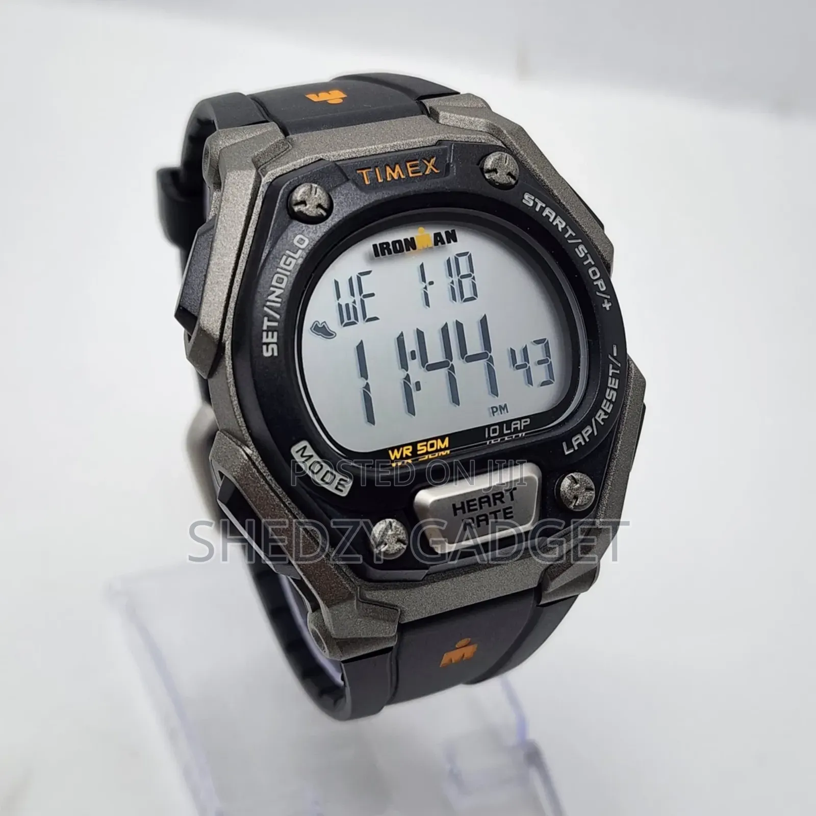 Timex Ironman Indiglo Tw5m49400 Wr 50m Heart Rate Digital Men's Watch