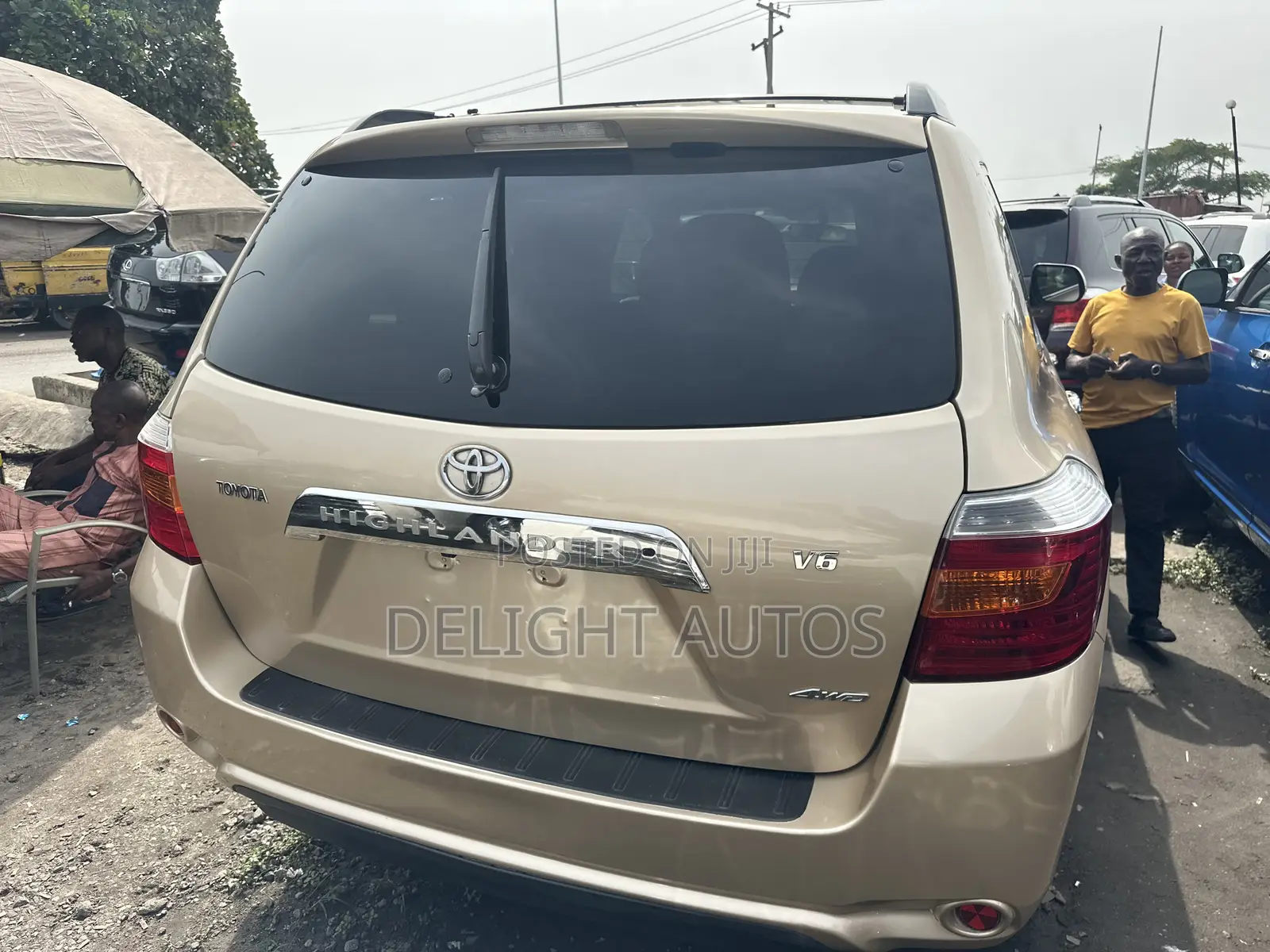 Toyota Highlander Limited 2008 Gold