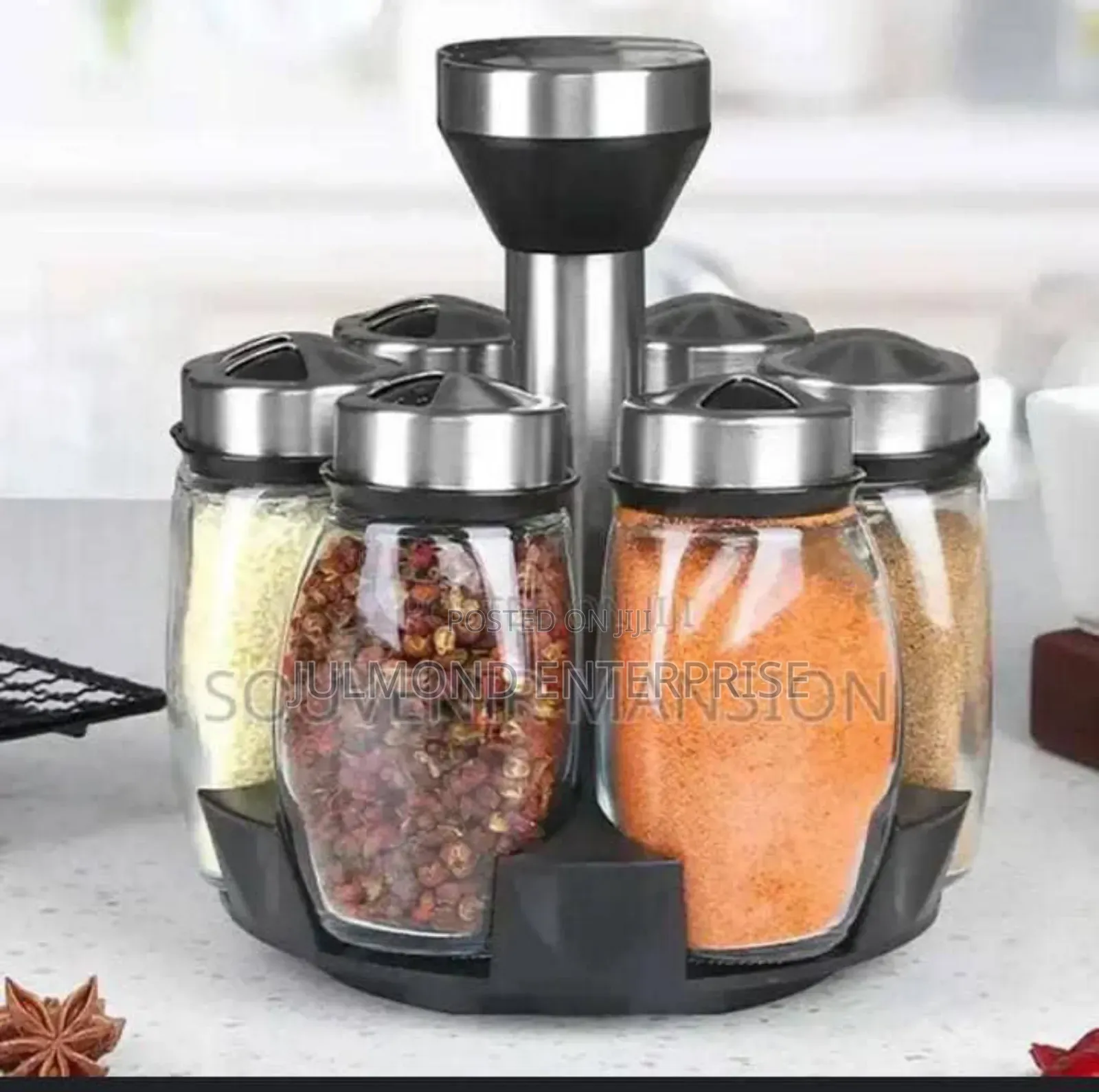 360 ° Rotating Spice Rack Organizer