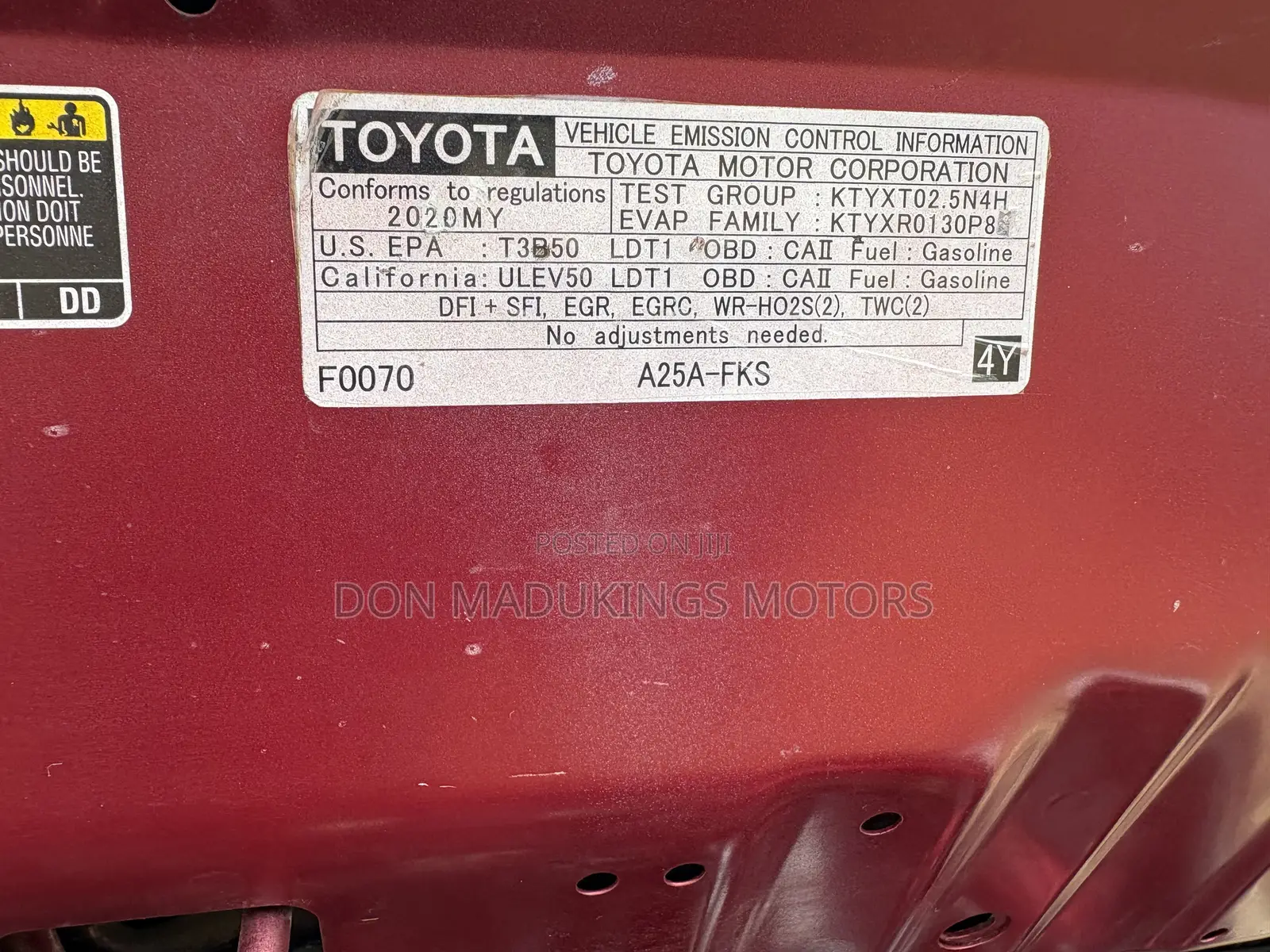Toyota RAV4 Limited FWD 2020 Red