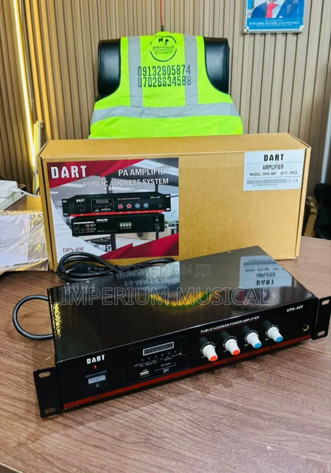 Dart Dpa-40f Voltage Amplifier With Bluetooth And Usb And Remote