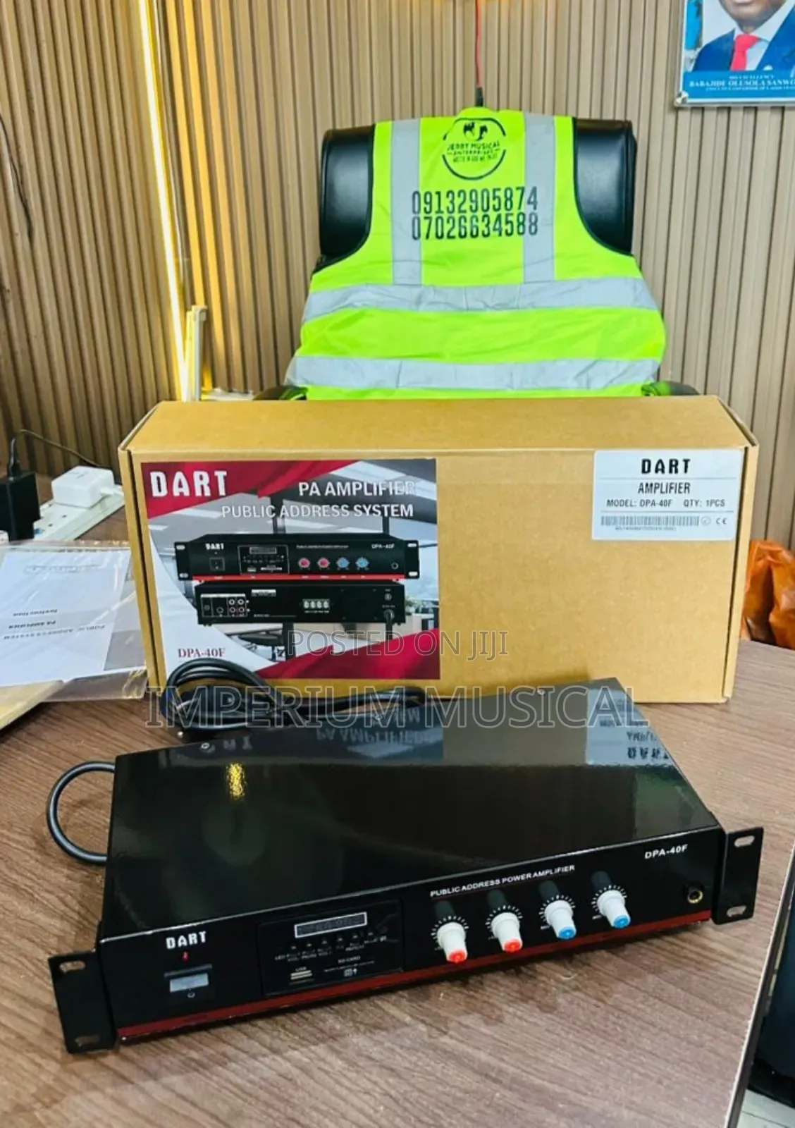 Dart Dpa-40f Voltage Amplifier With Bluetooth And Usb And Remote