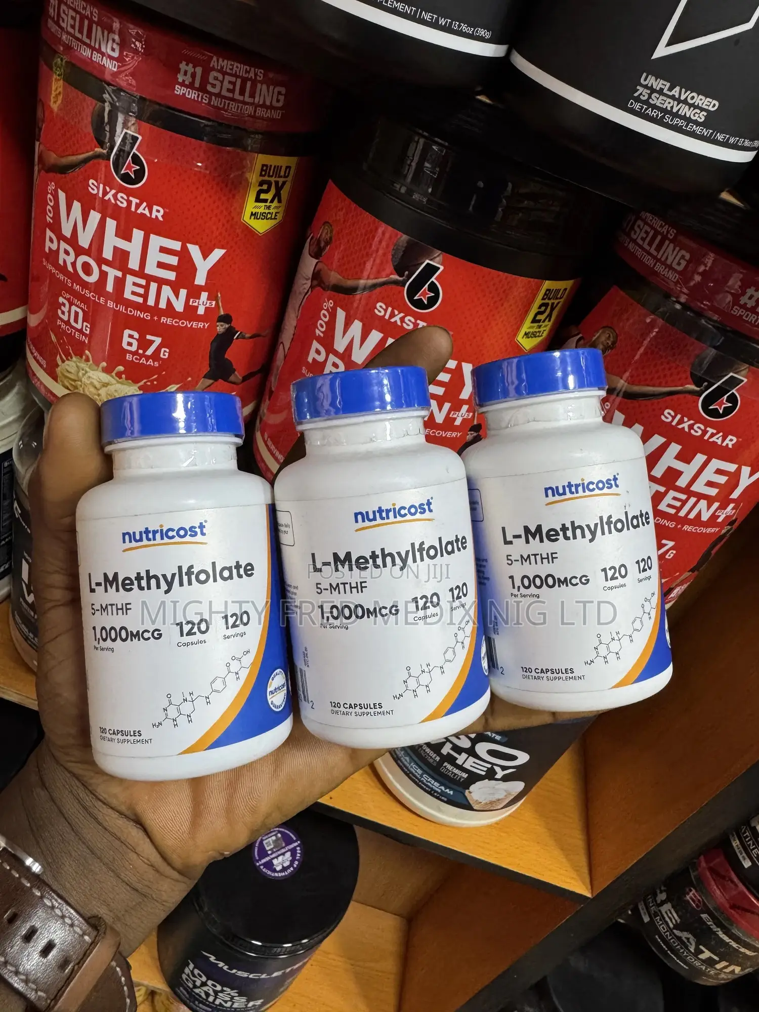 Nutricost L Methylfolate 1000mcg 120servings
