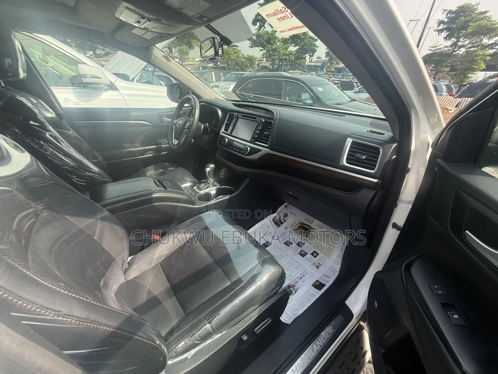 Toyota Highlander Limited V6 4x4 (3.5L 6cyl 6A) 2016 White