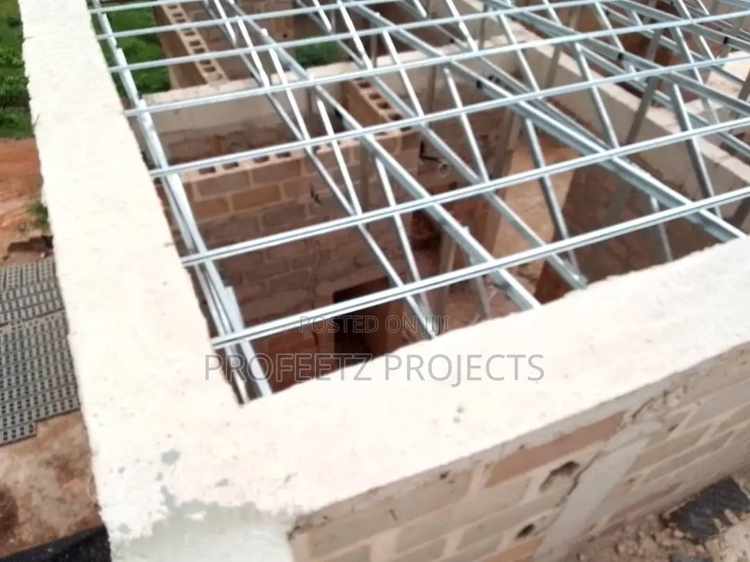 Light Gauge Roof Profile , Omega Profile Installation