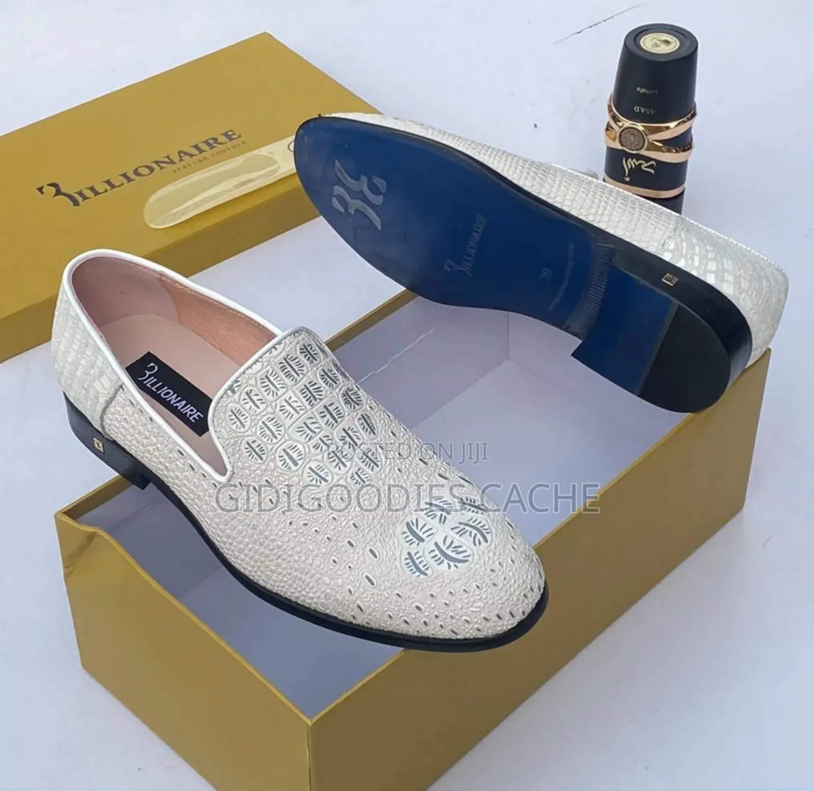 Billionaire Men's Shoes in Brown and White Size 40-46
