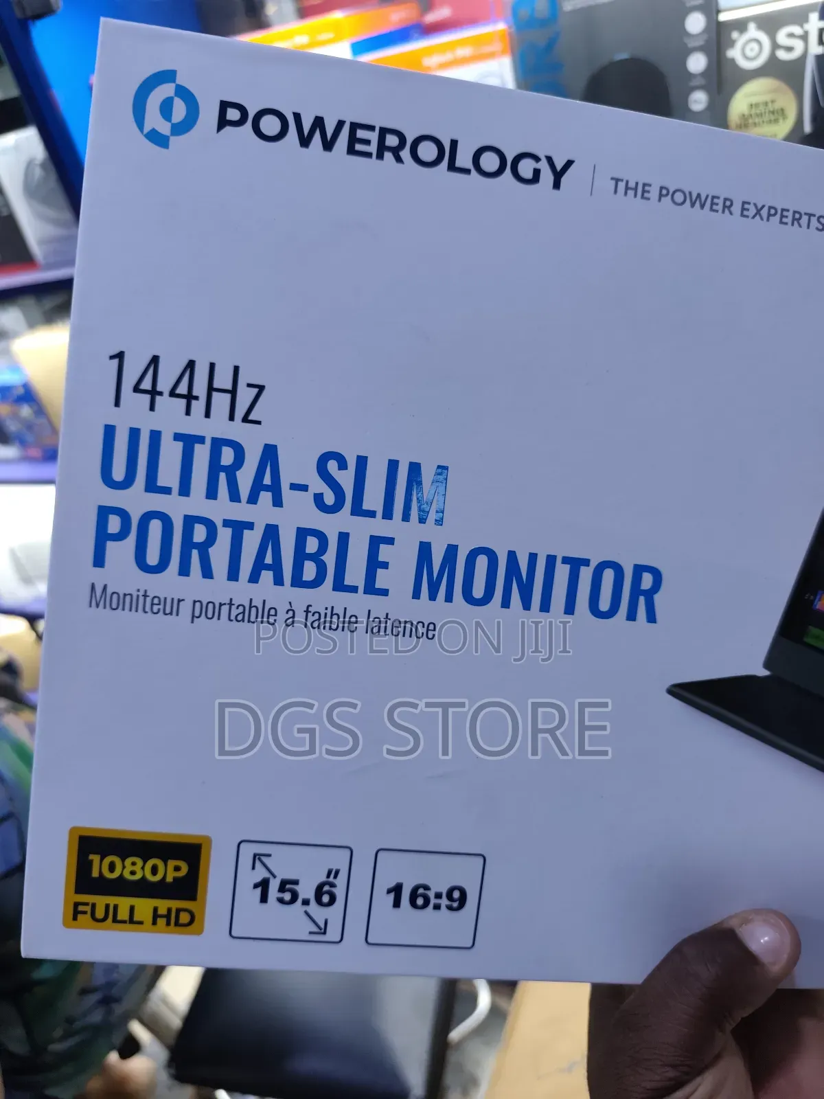 Powerology 144hz Ultra Slim Portable Monitor 15.6"