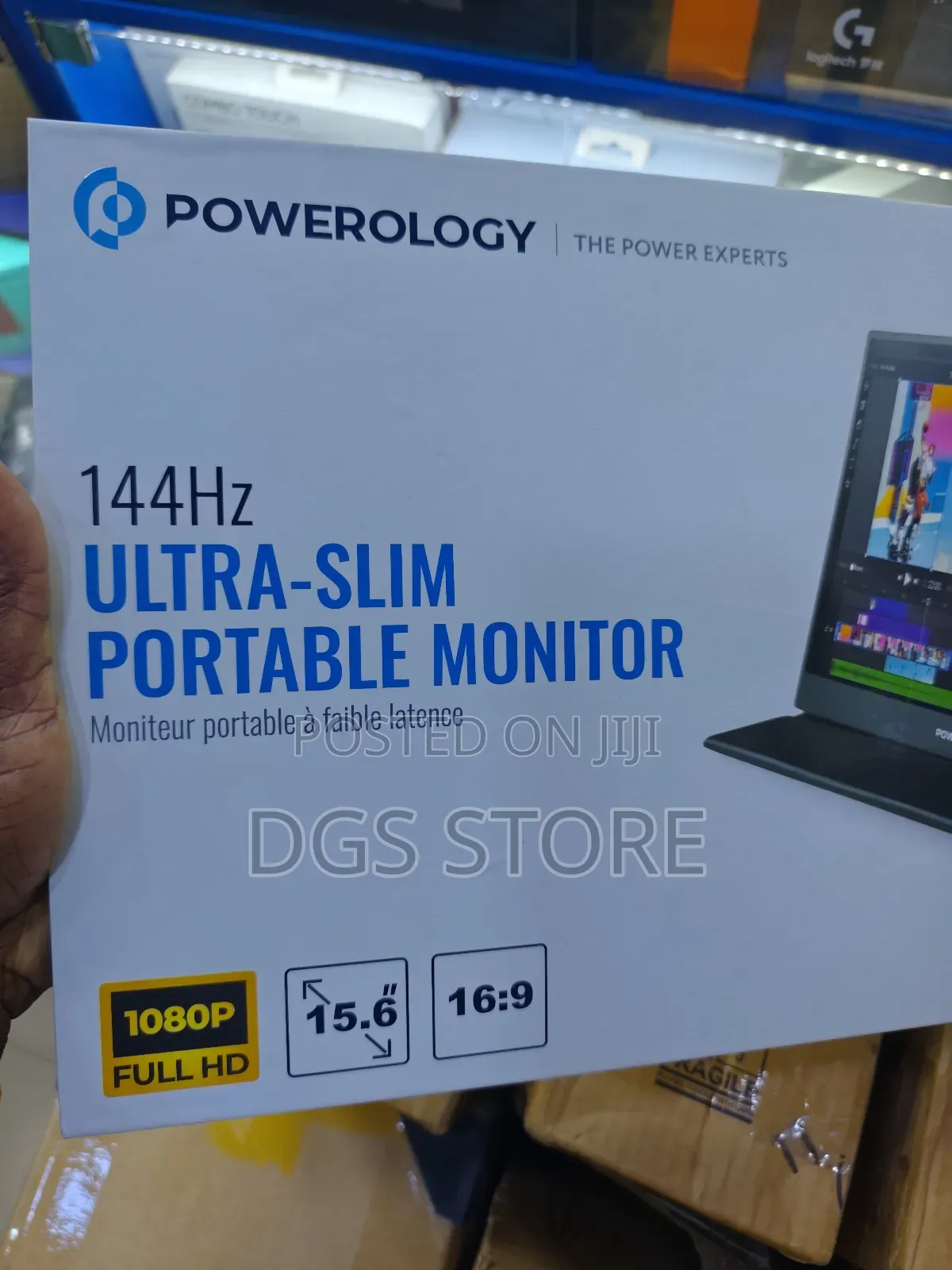 Powerology 144hz Ultra Slim Portable Monitor 15.6"