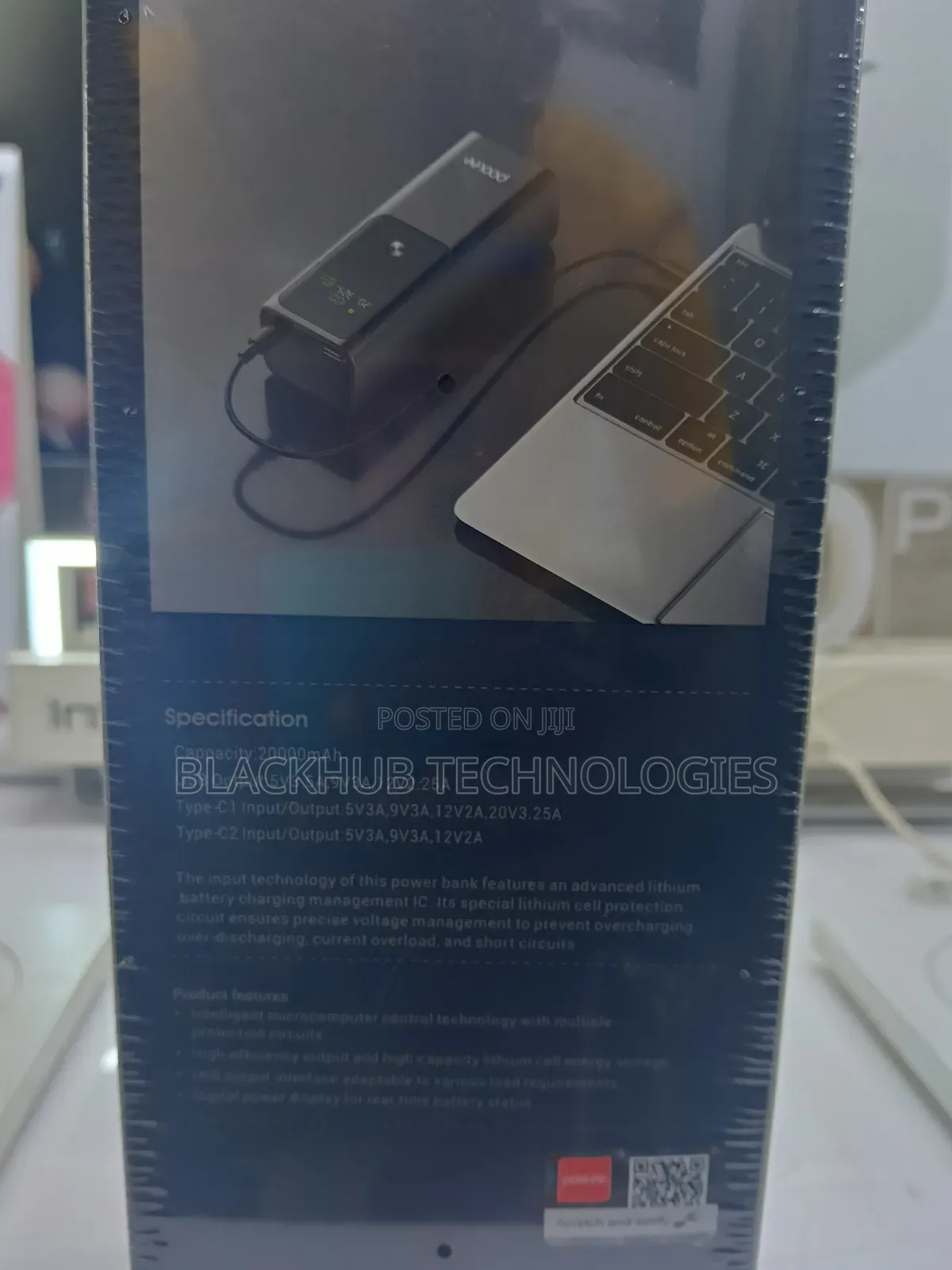 Poolee 65w 20000mah Powerpod Powerbank 4 Phones, Laptops, Tv Gadget