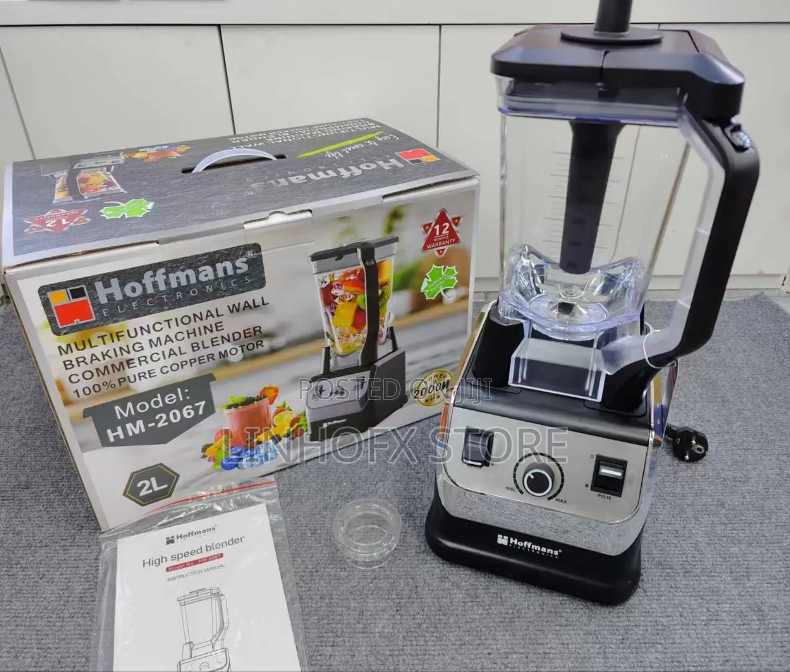 Hoffman's Electronic Multifunctional Wall Braking Commercial Blender