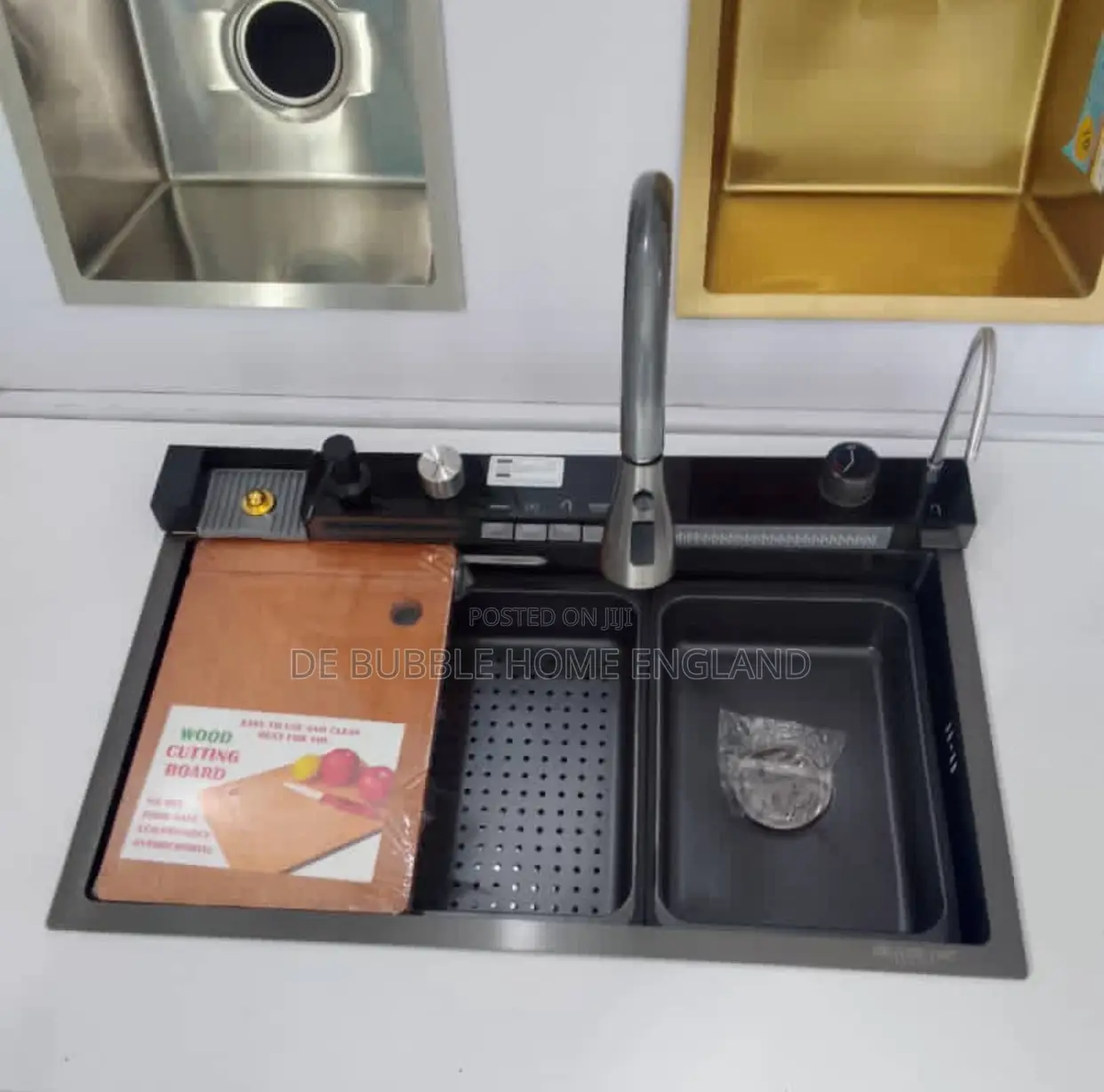 Digital Sink With Faucet Gold