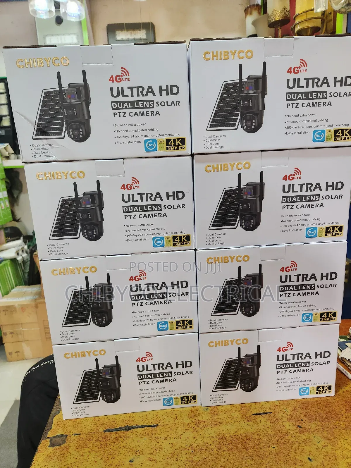 8mp Dual Lens (Ubox) Solar Camera