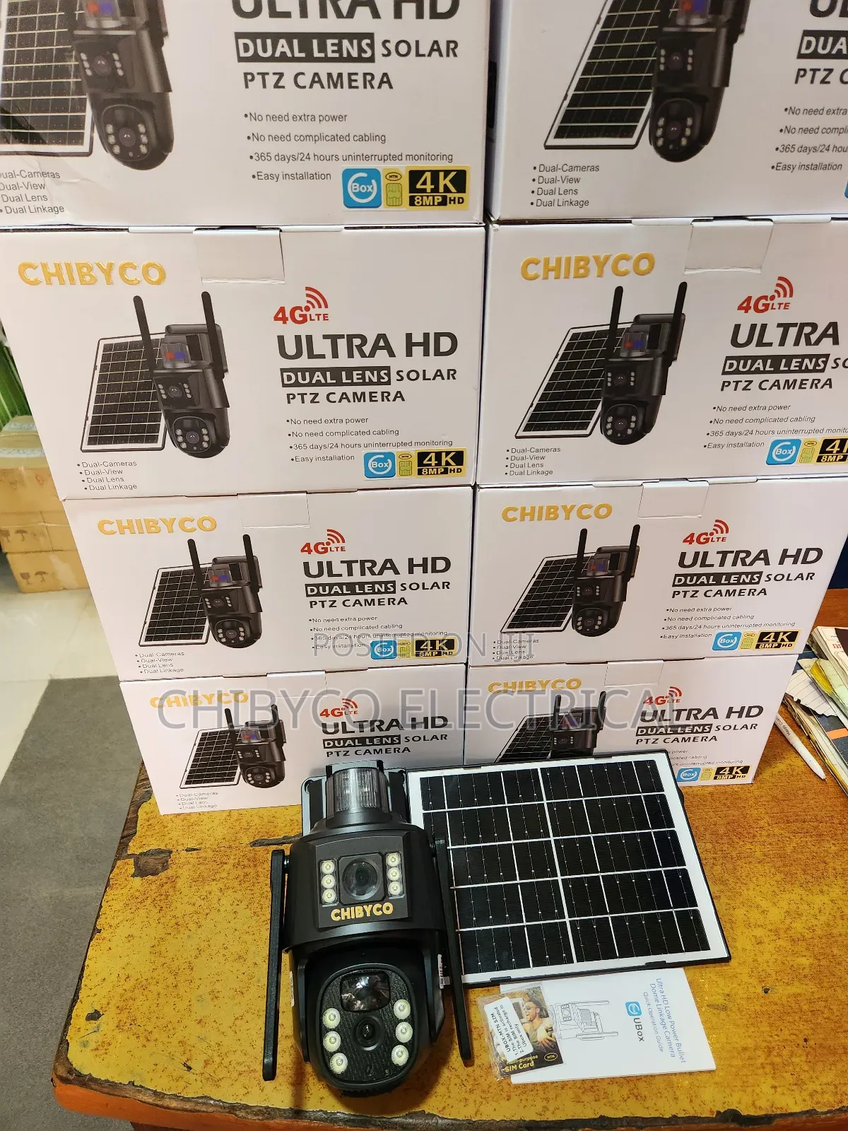 8mp Dual Lens (Ubox) Solar Camera