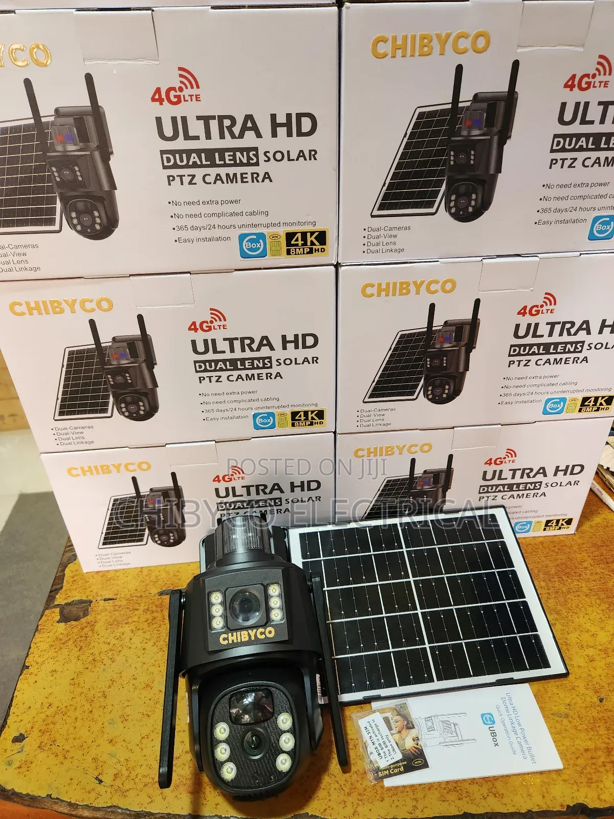 8mp Dual Lens (Ubox) Solar Camera