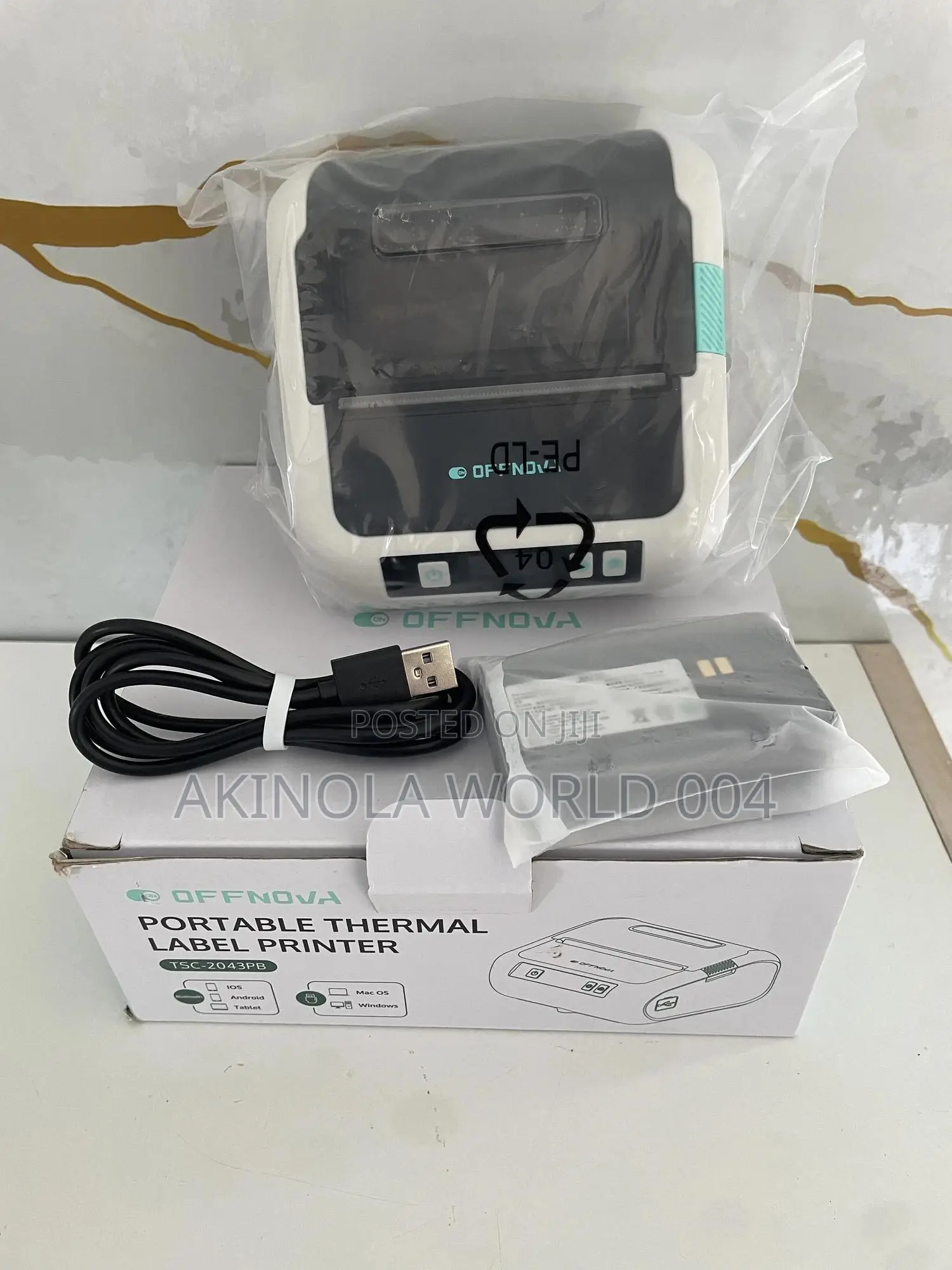 Brand New Offnova Portable Thermal Label Printer