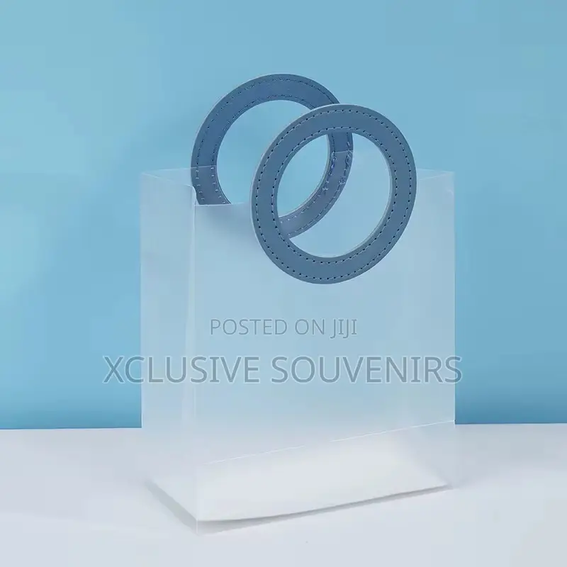 12pcs Transparent Frosted Durable Gift Bag