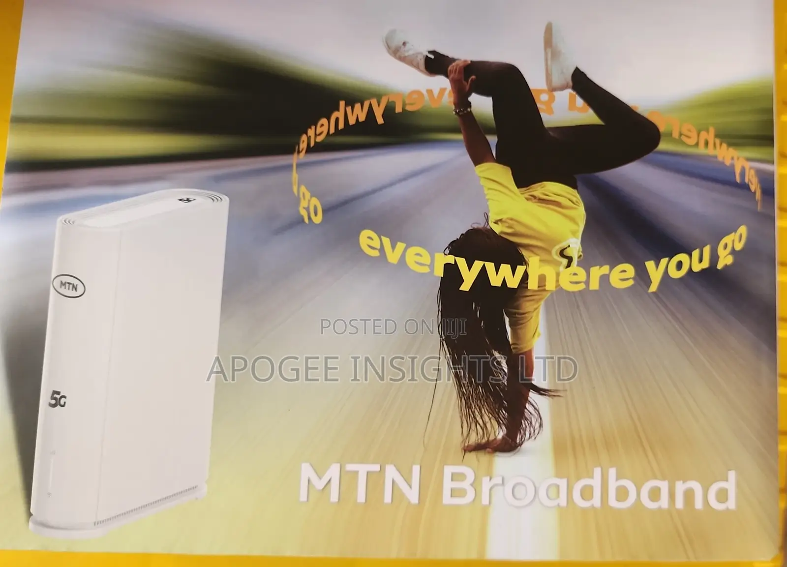 MTN 5g Router + 120 Gb Data Free
