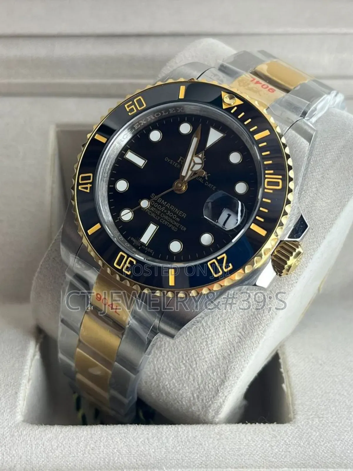 Rolex Submarine Silver/Two Tone Gold&Silver High Grade