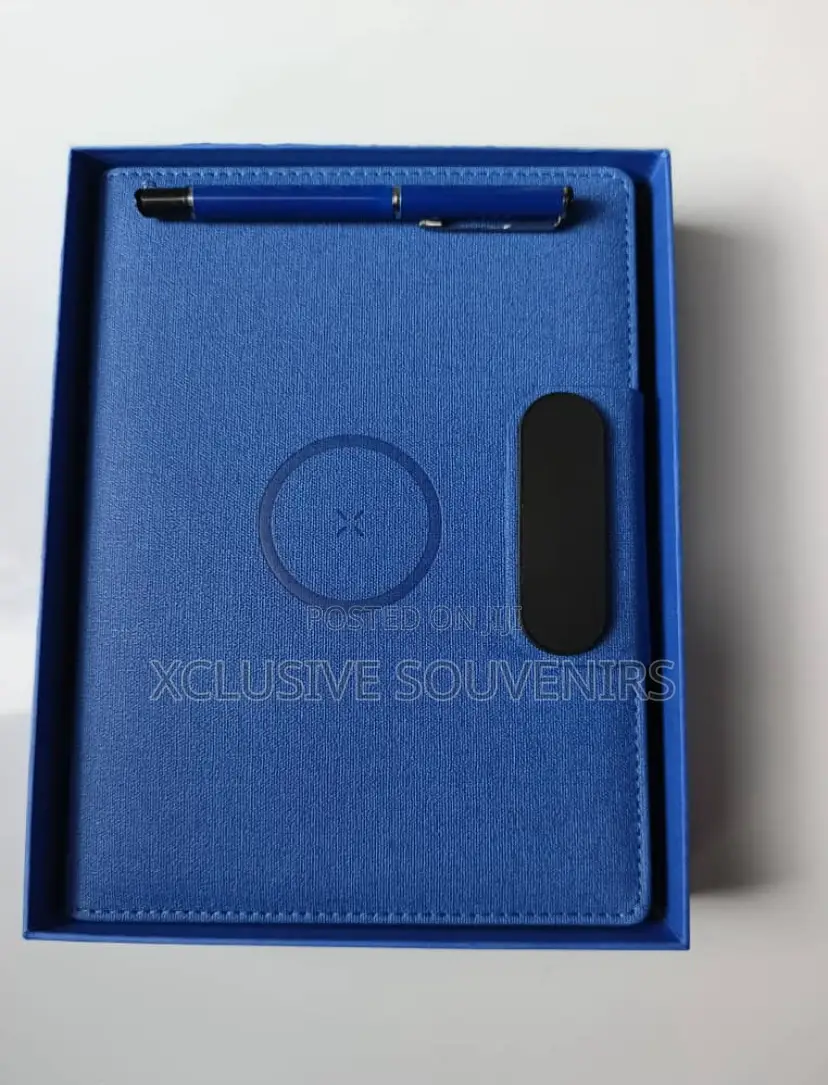 New Design Custom Wireless Charging Notebook With Pen