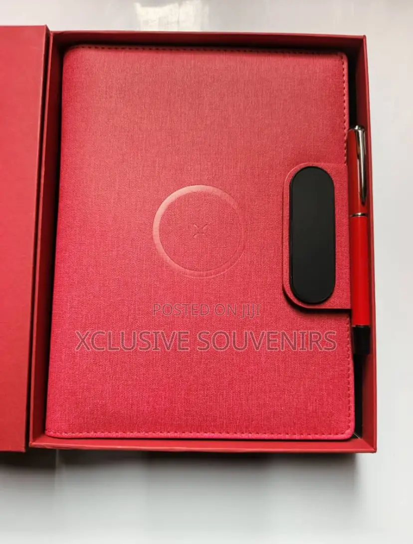 New Design Custom Wireless Charging Notebook With Pen