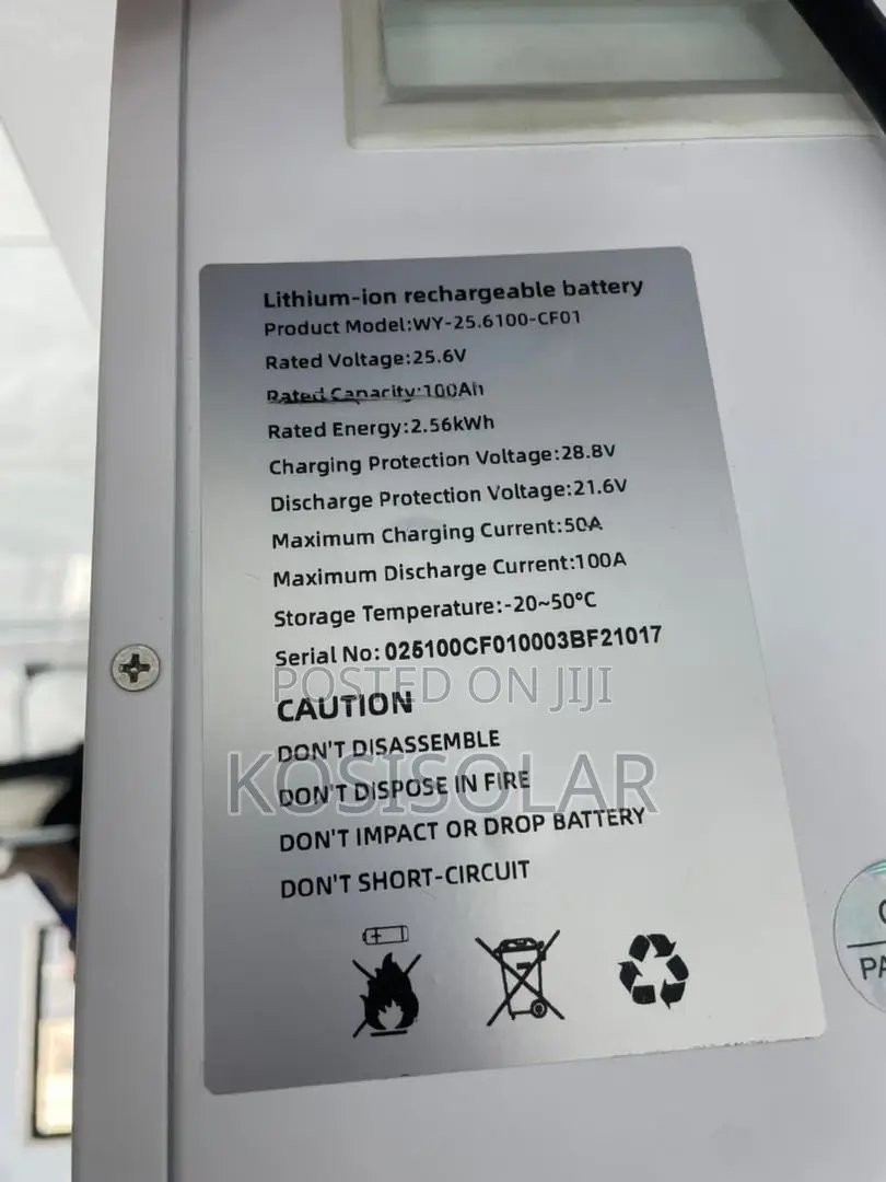 2.5kwh 24v Vanyo Lithium Ion Battery