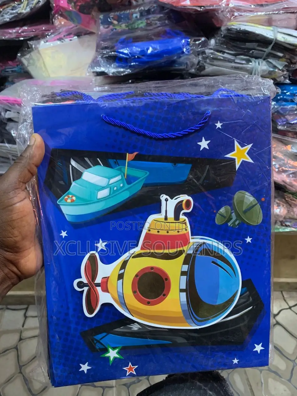 12pcs Kids Cartoon Gift Bags for Birthday Party