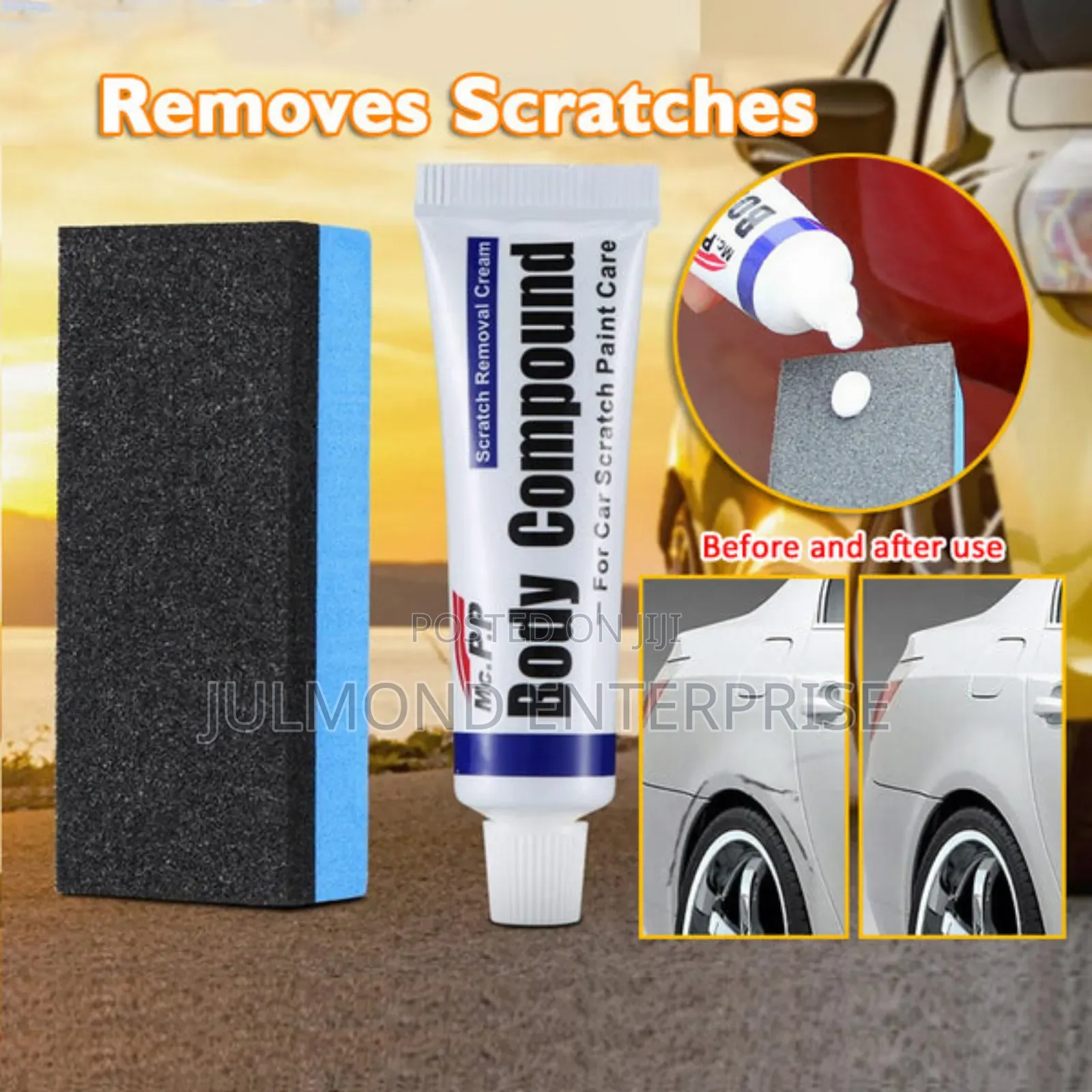 Car Body Compound Wax Paint Paste Set Scratch