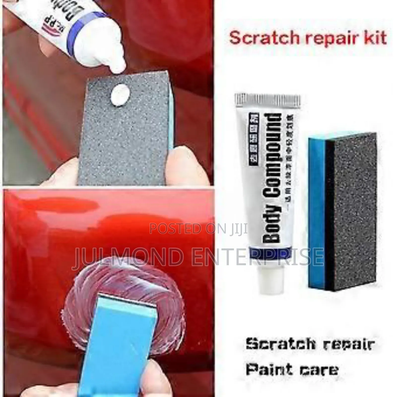 Car Body Compound Wax Paint Paste Set Scratch