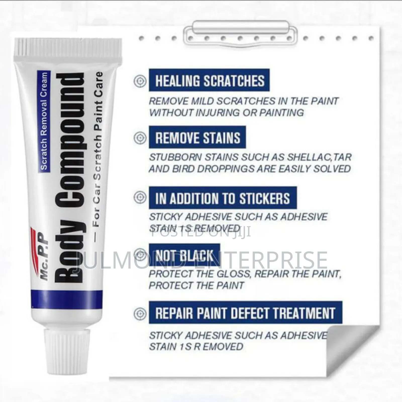 Car Body Compound Wax Paint Paste Set Scratch