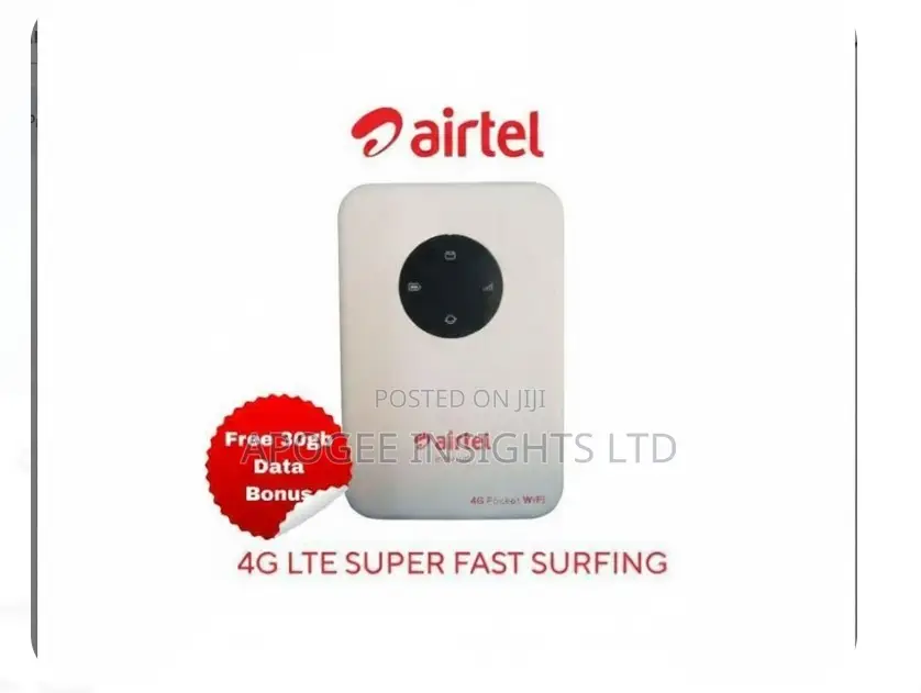 Airtel Mifi Universal Mifi Unlocked + 30 Gb Data Free