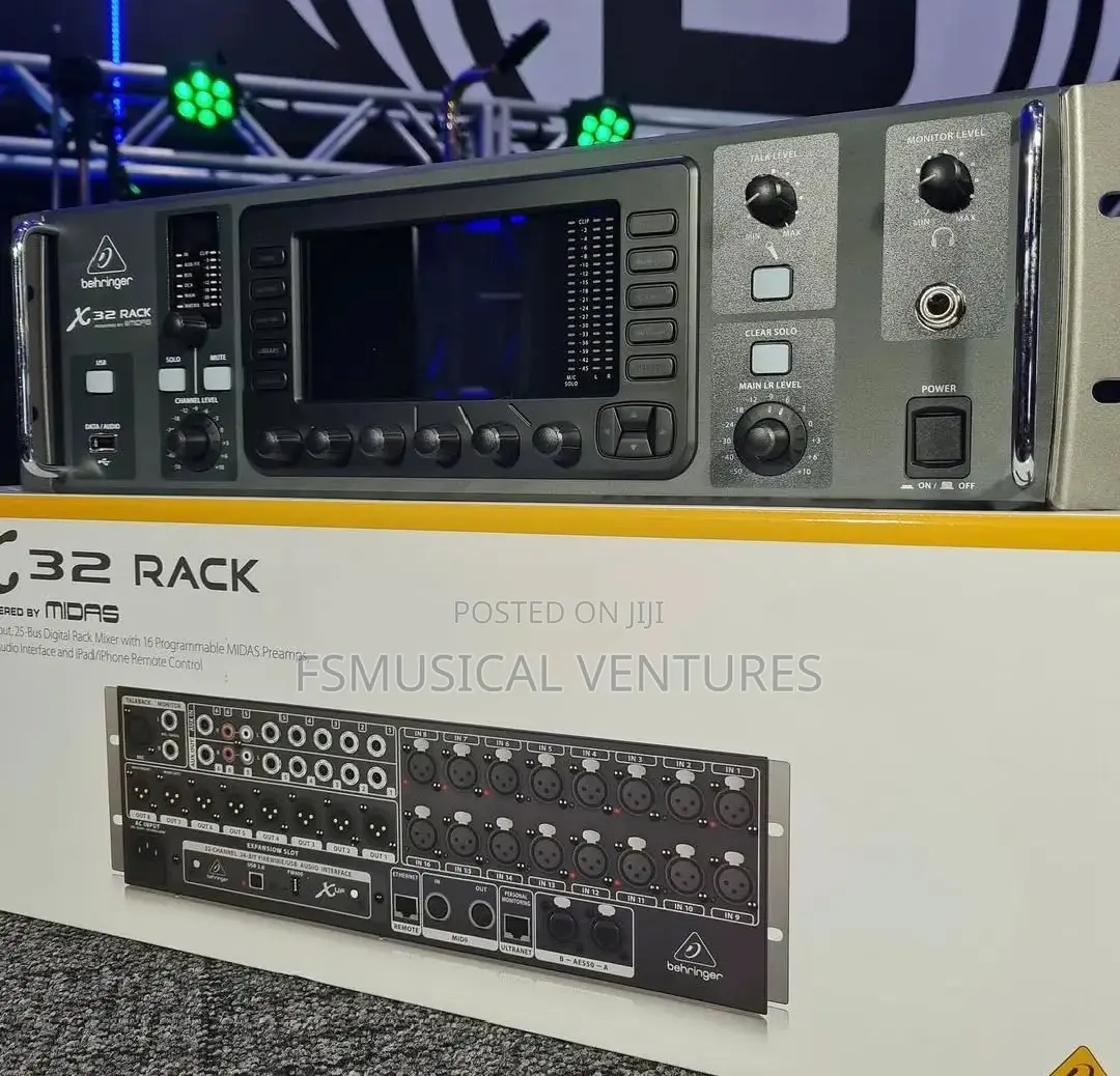 Behringer X32 Rack - 3u Rackmount Digital Mixer