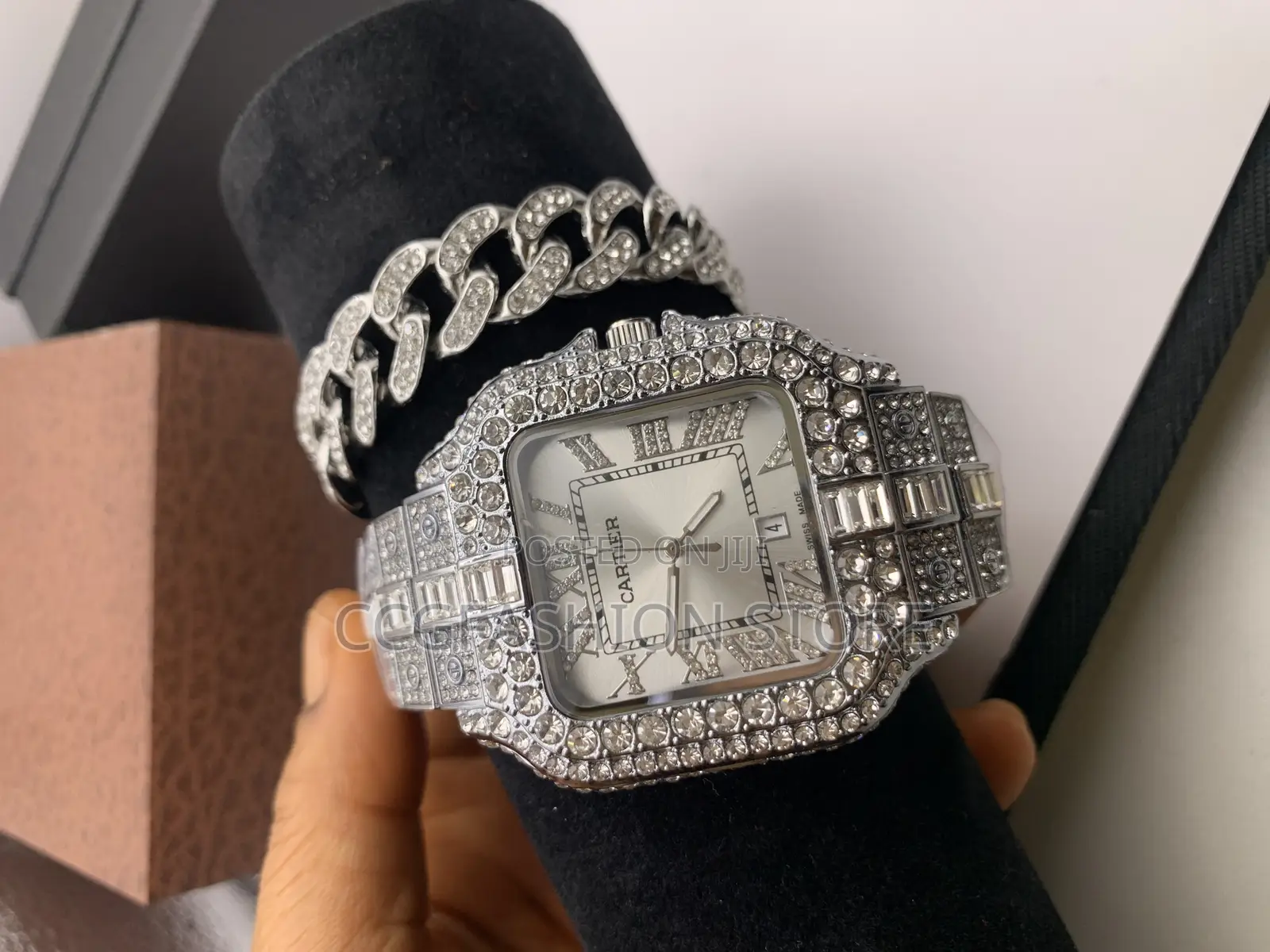 Cartier Ice Watch and Bracelet
