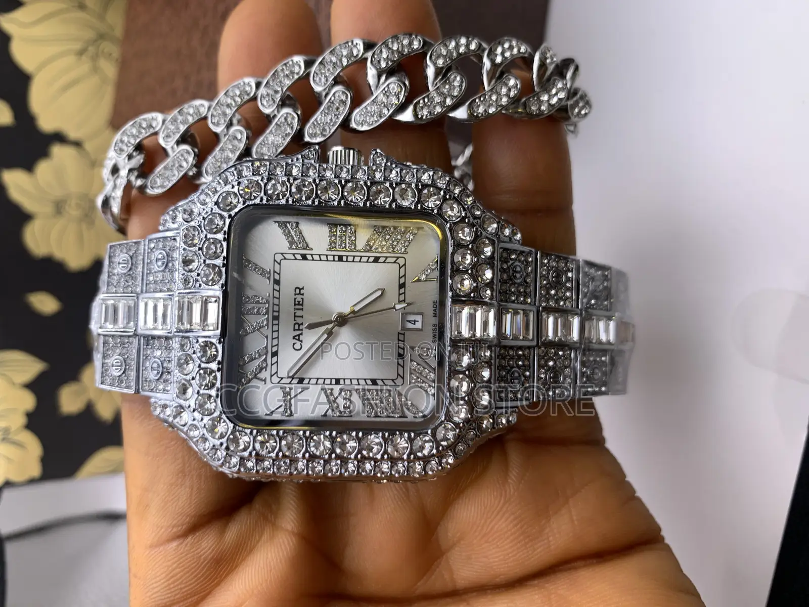 Cartier Ice Watch and Bracelet
