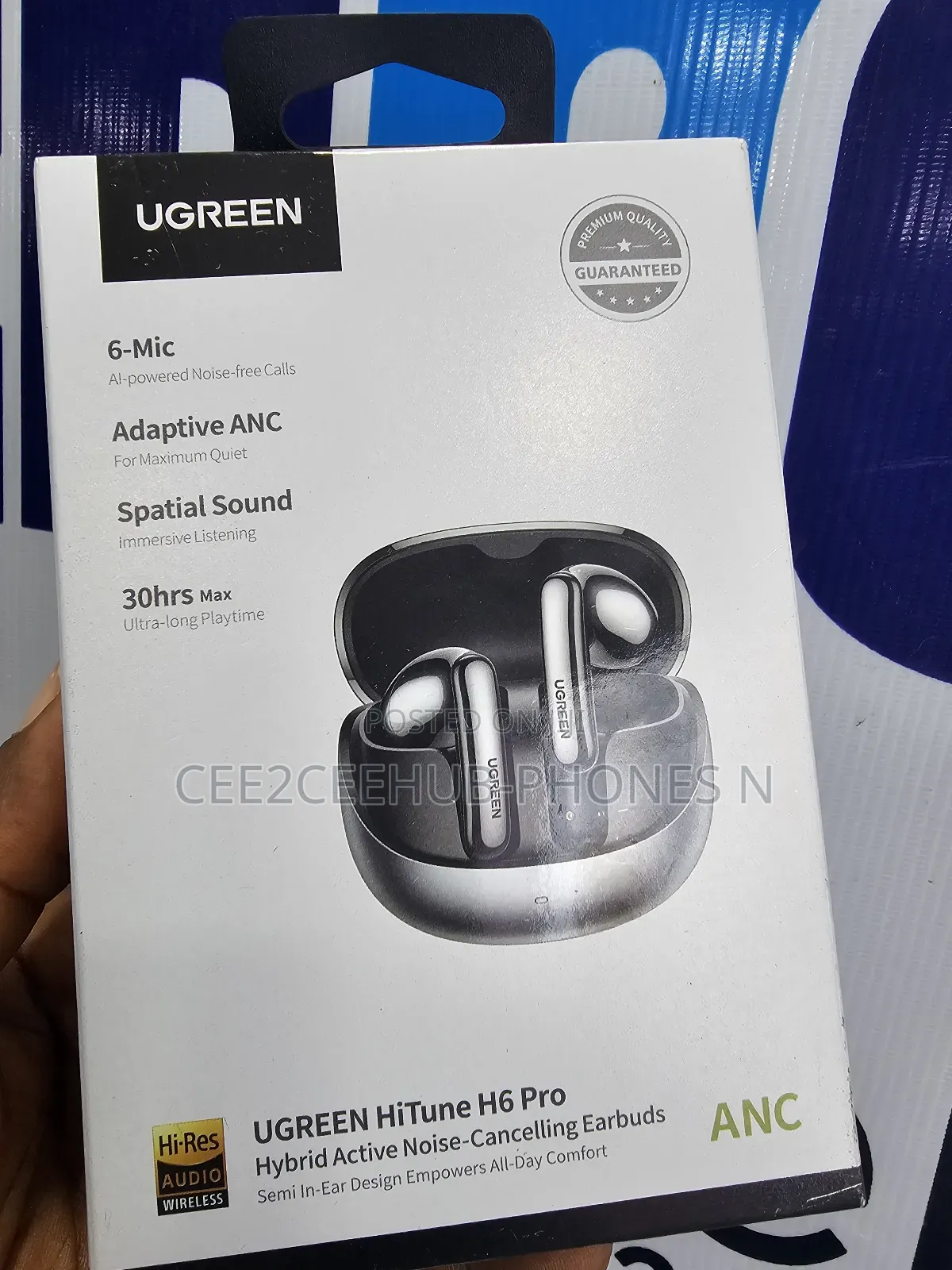 Ugreen Hitune H6pro Hybrid Anc Earbuds
