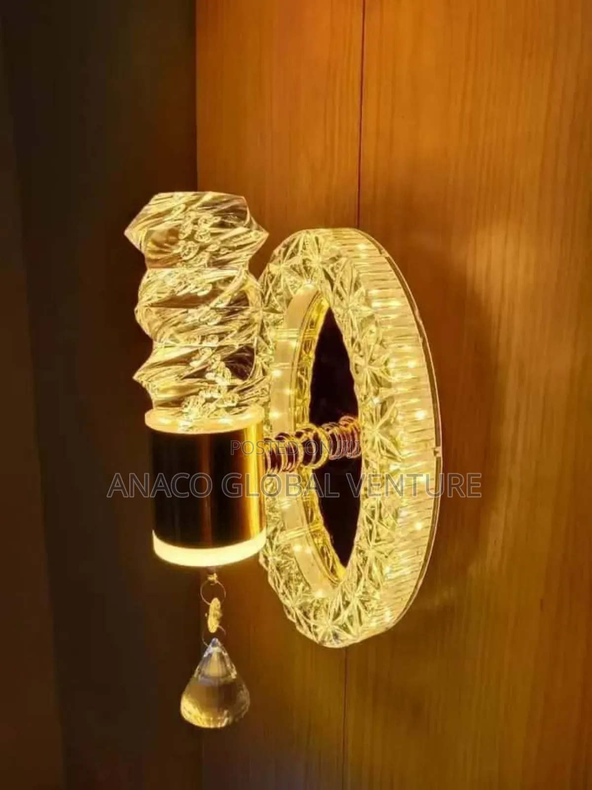 Modern Led Wall Bracket 3 Colours Light Gold Body