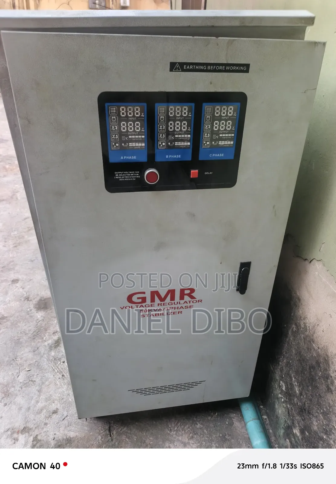 GMR Automatic Voltage Regulator 50kva