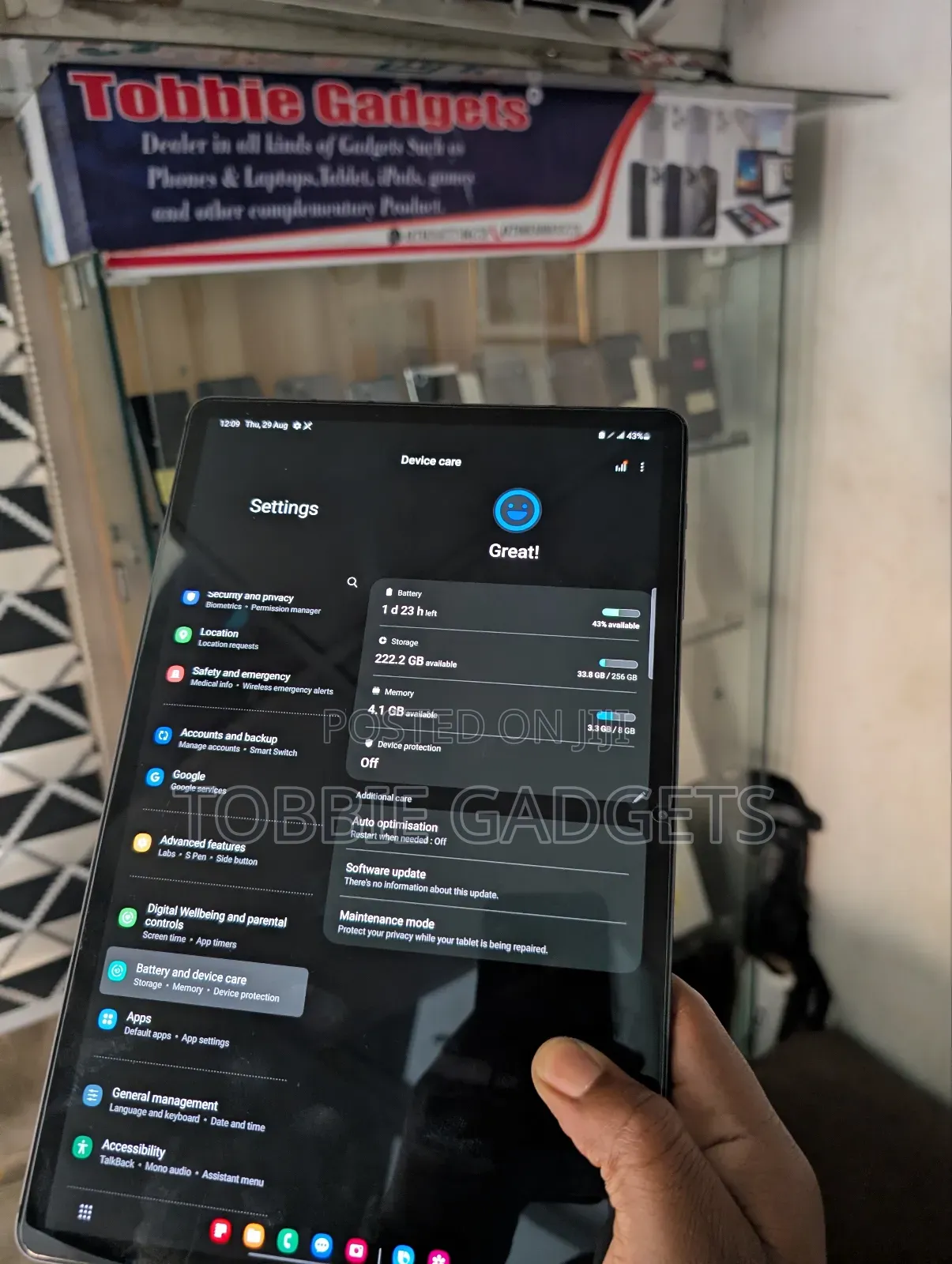 Samsung Galaxy Tab S7+ 256 GB Gray