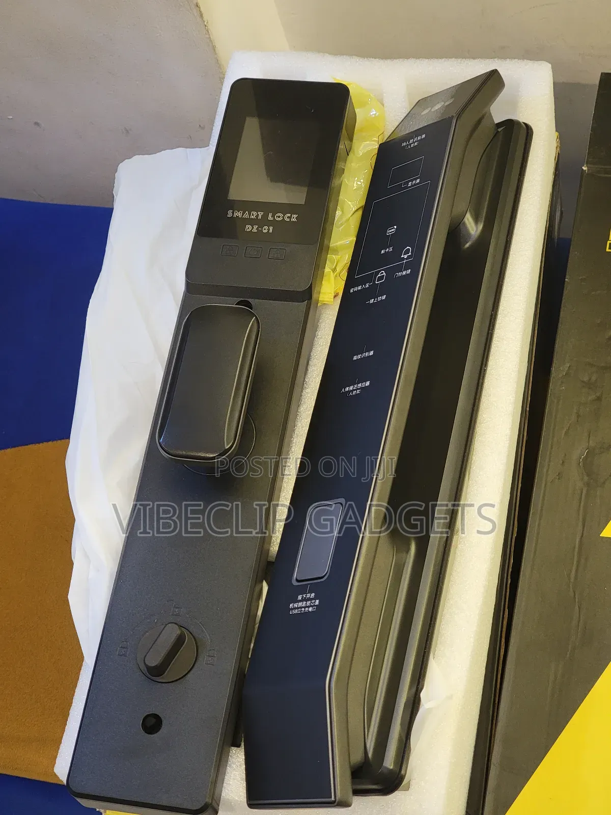 Smart Door Lock With Face Id, Fingerprint, Pin, Card, Mobile App
