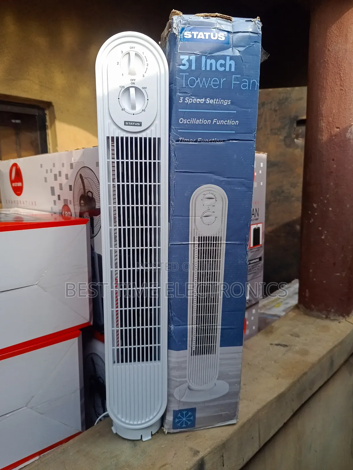 32" Status Tower Electrical Fan