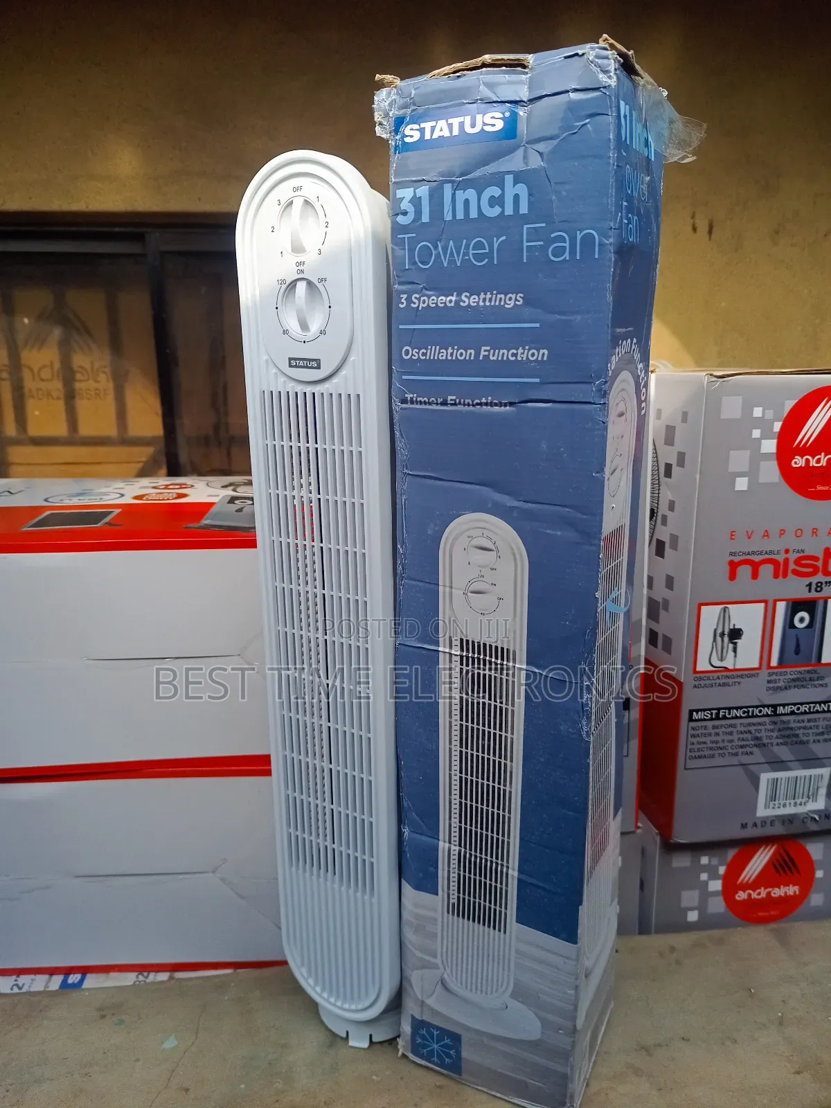 32" Status Tower Electrical Fan