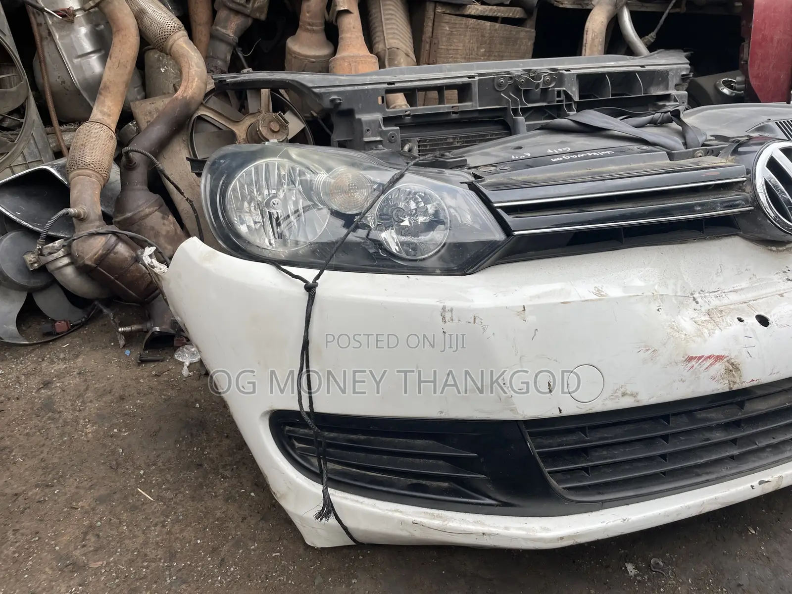 Front Bumper And Headlights Volkswagen Golf 6