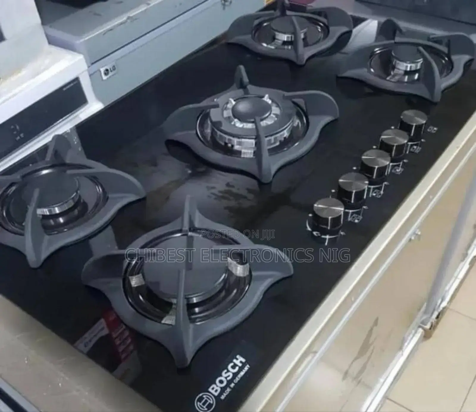 Quality Bosch Cast Iron Built-in 5 Burners Gas Cooker Hob 90cm Copper