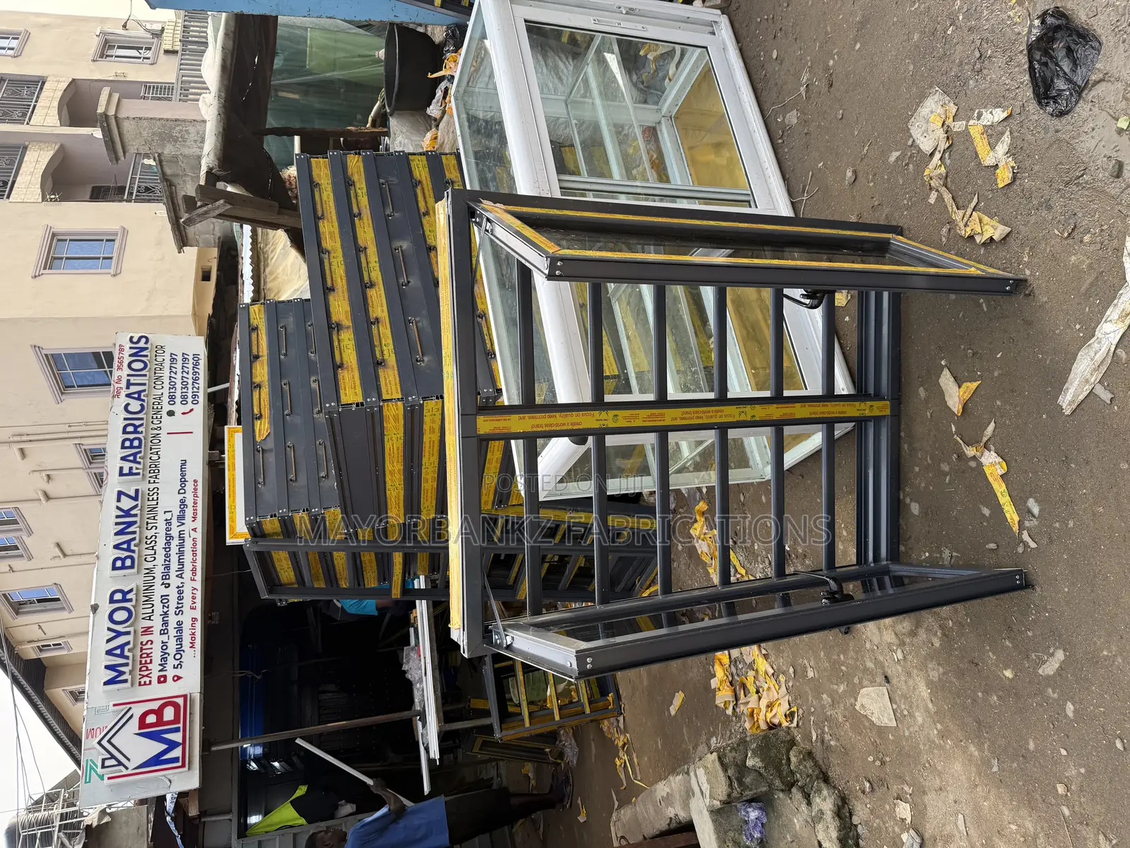 Casement Window With Burglary