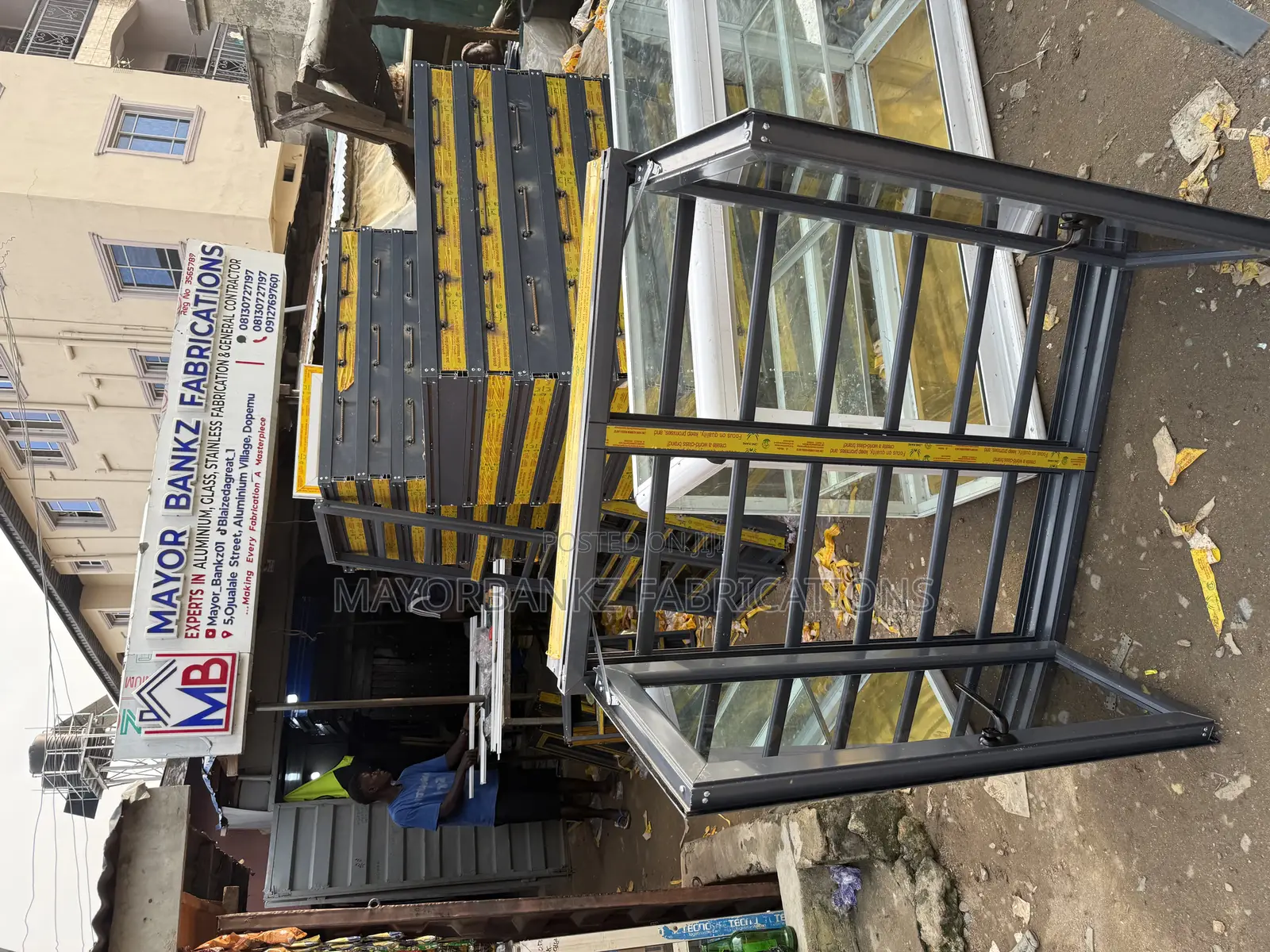 Casement Window With Burglary