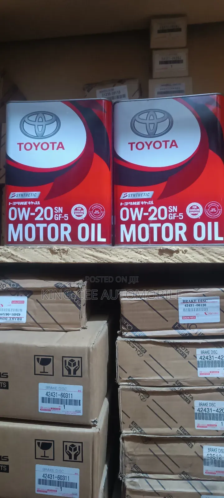 Toyota Engine Oil 0w-20 4litres